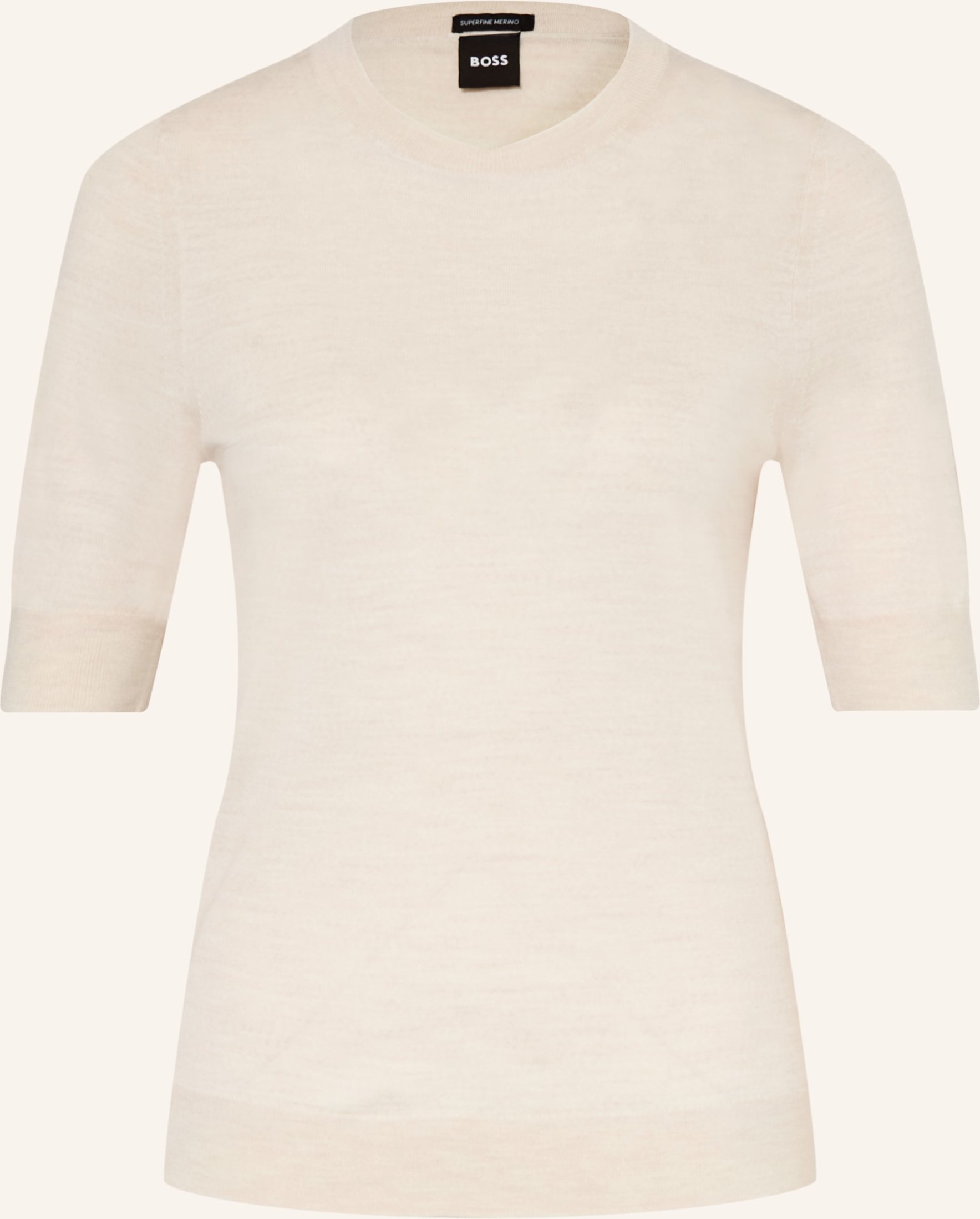 Boss Strickshirt Farbella weiss