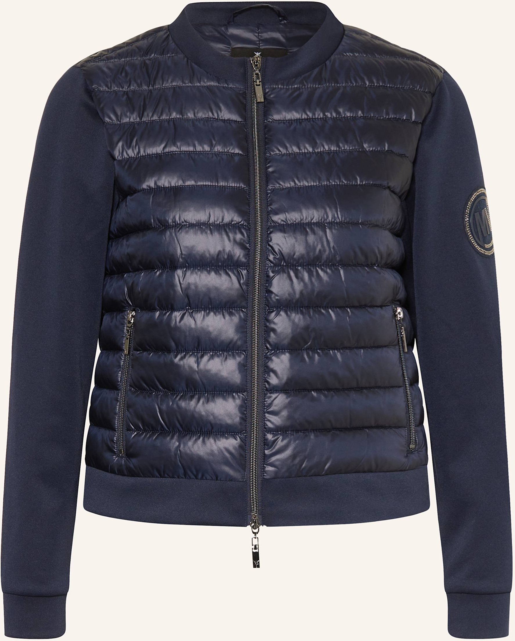 Monari Steppjacke Im Materialmix blau