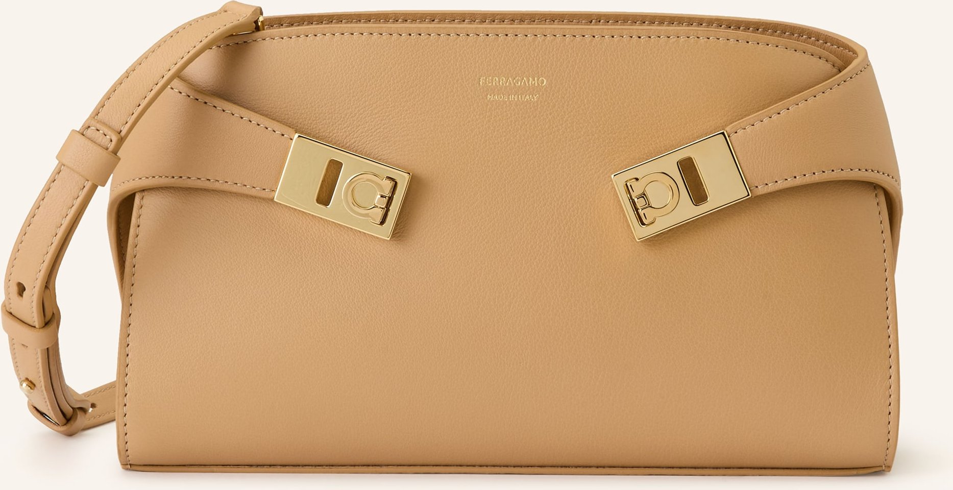 Ferragamo Umhängetasche Hug braun