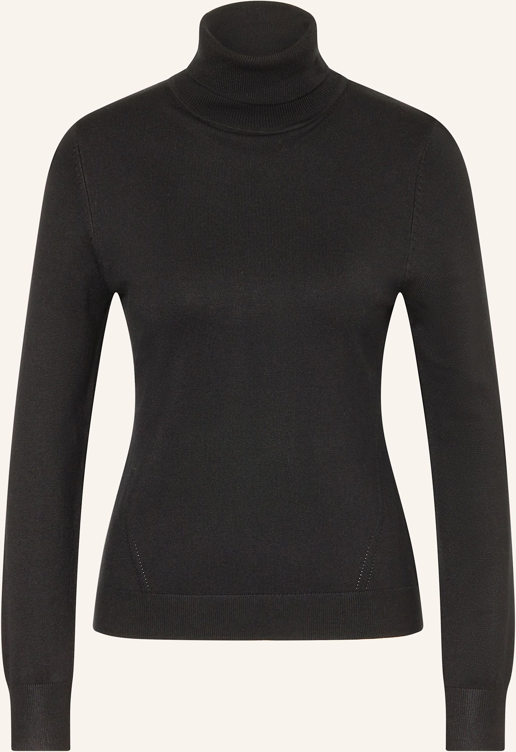 Comma Rollkragen-Pullover schwarz