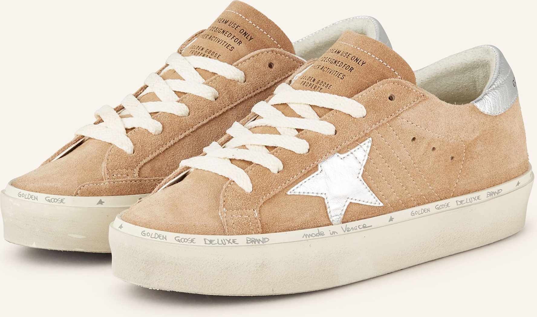 Golden Goose Sneaker Hi Star braun