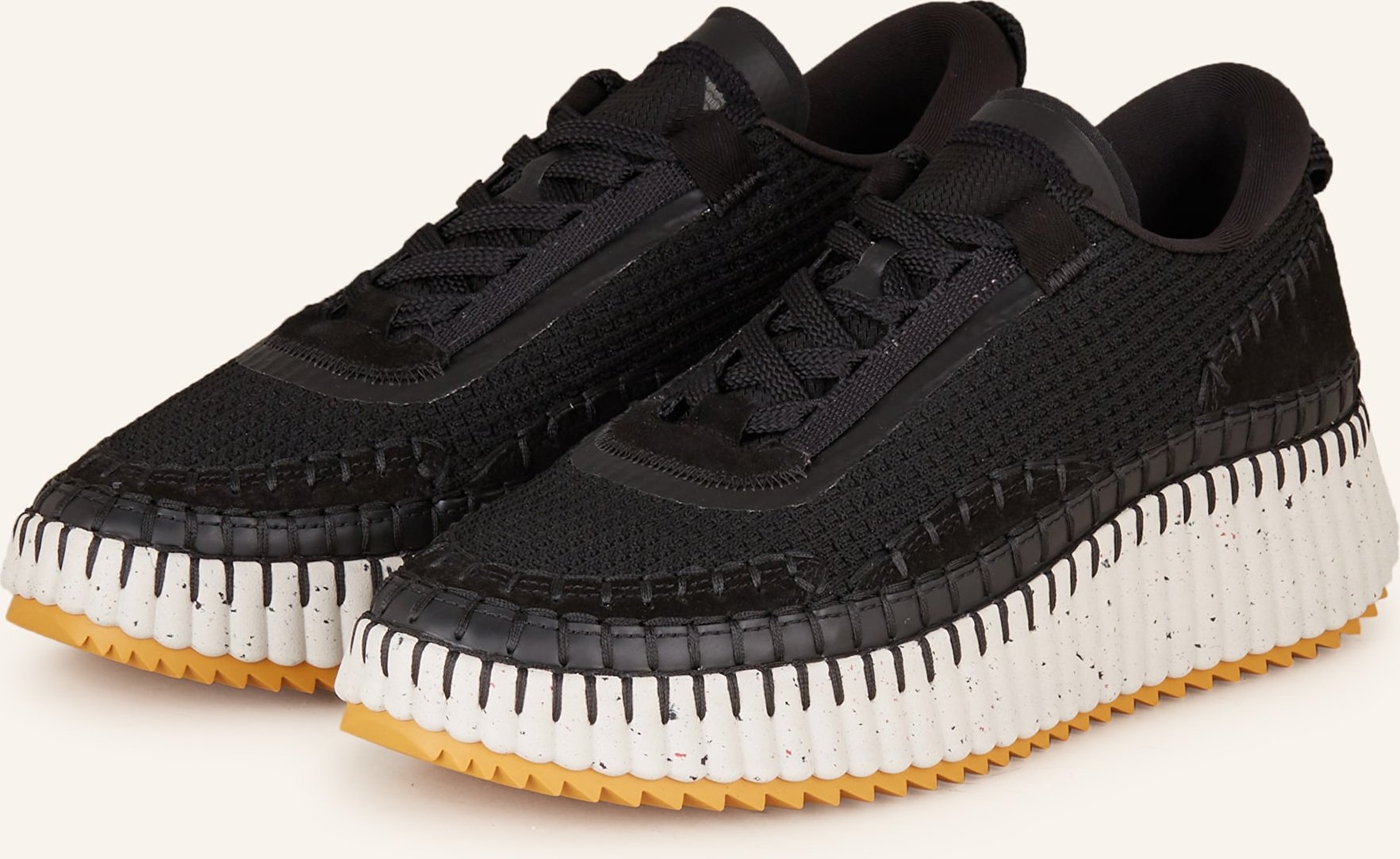 Chloé Sneaker Nama schwarz