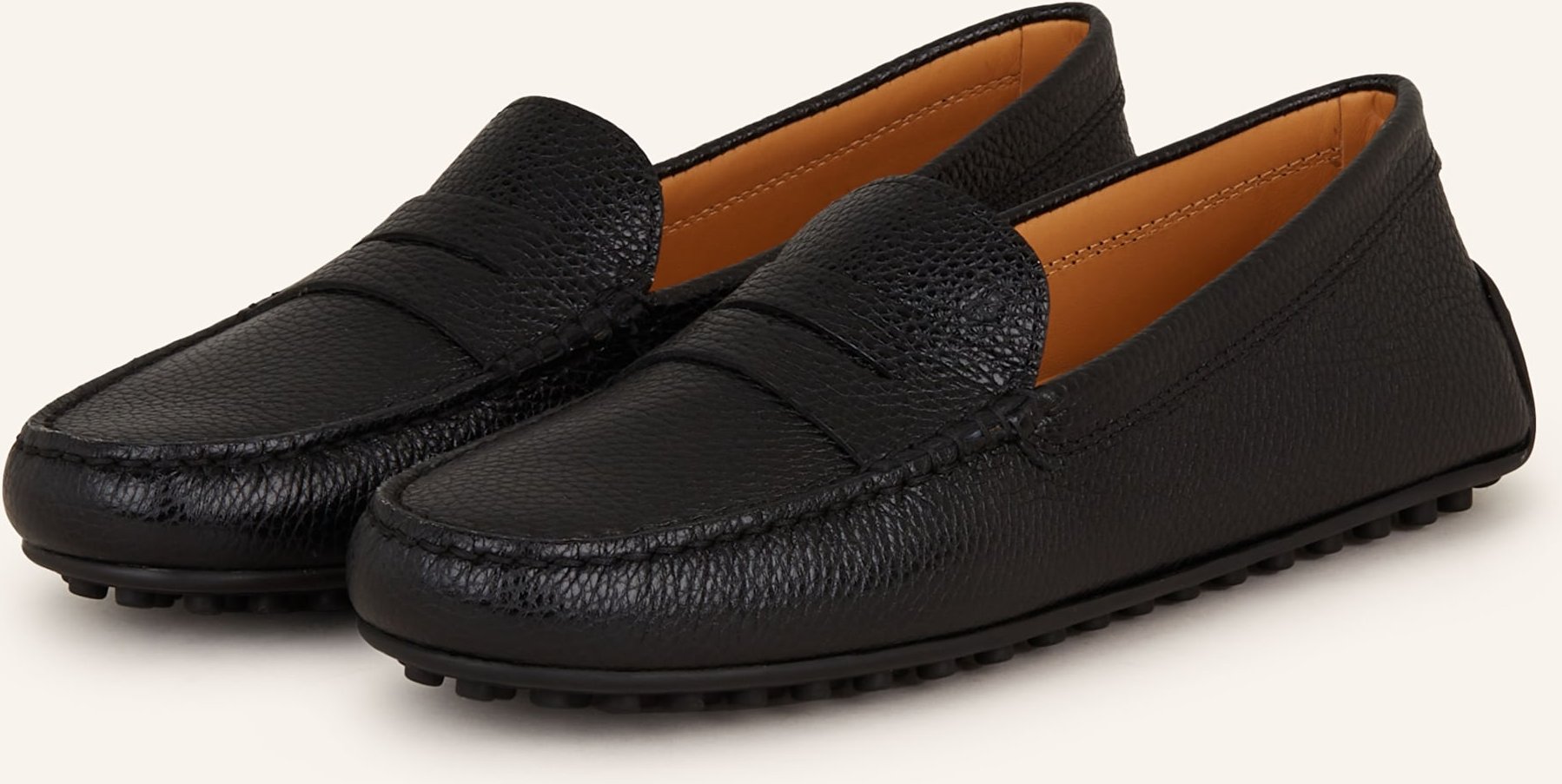 Tod's Mokassins Gomma schwarz