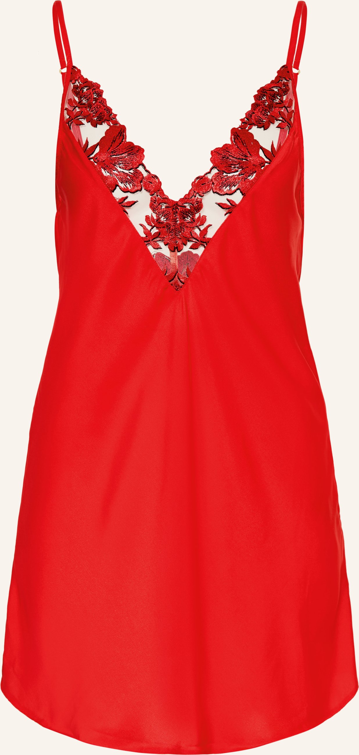 Bluebella Negligé Lavanya Aus Satin rot