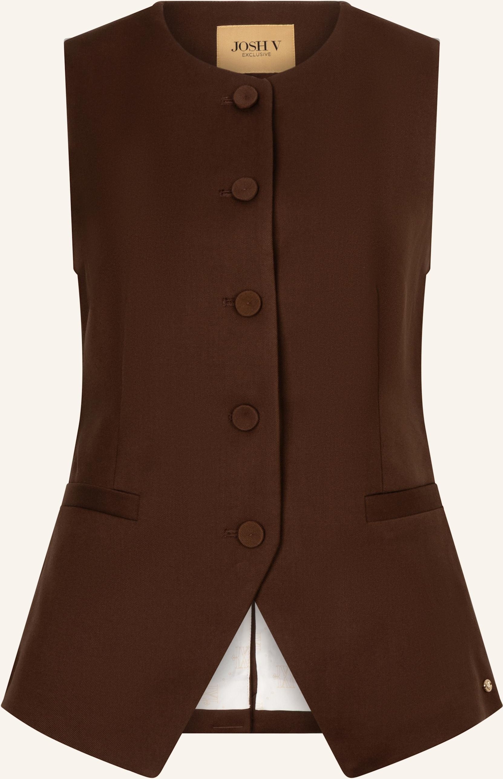 Josh V Blazerweste Kiro braun