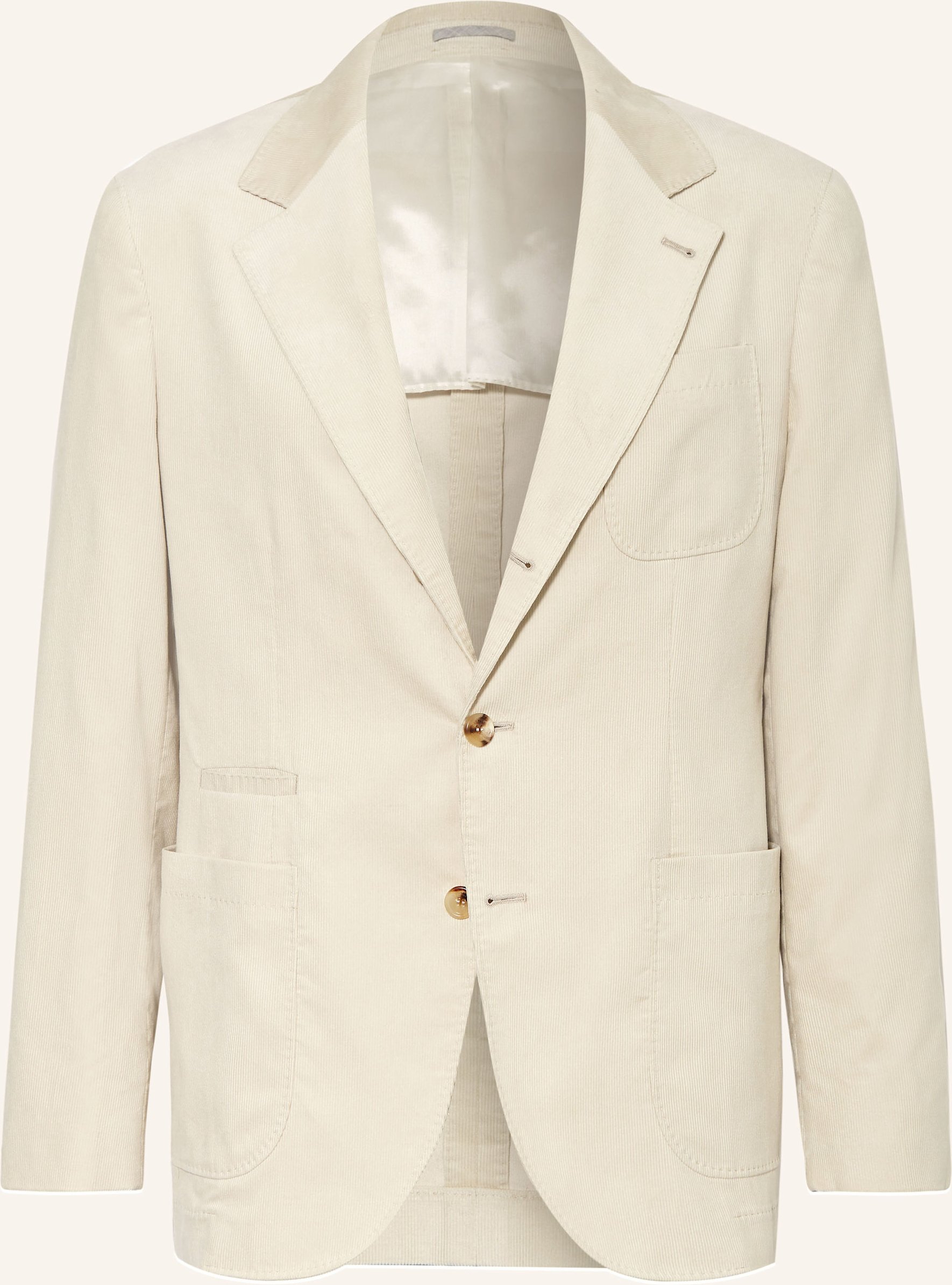 Thumbnail - Brunello Cucinelli Cordsakko beige