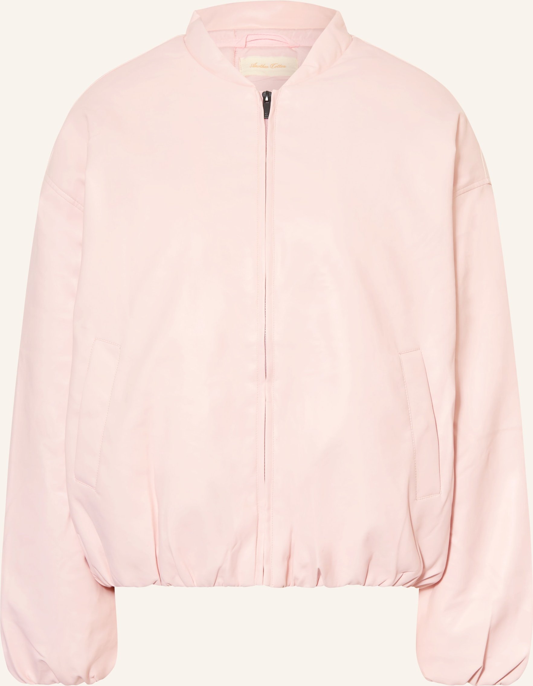 Another Cotton Lab Blouson In Lederoptik rosa