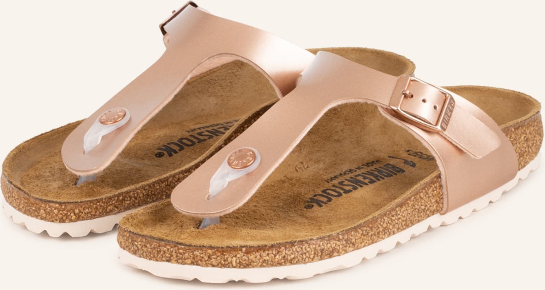 Birkenstock Zehentrenner Gizeh rosegold