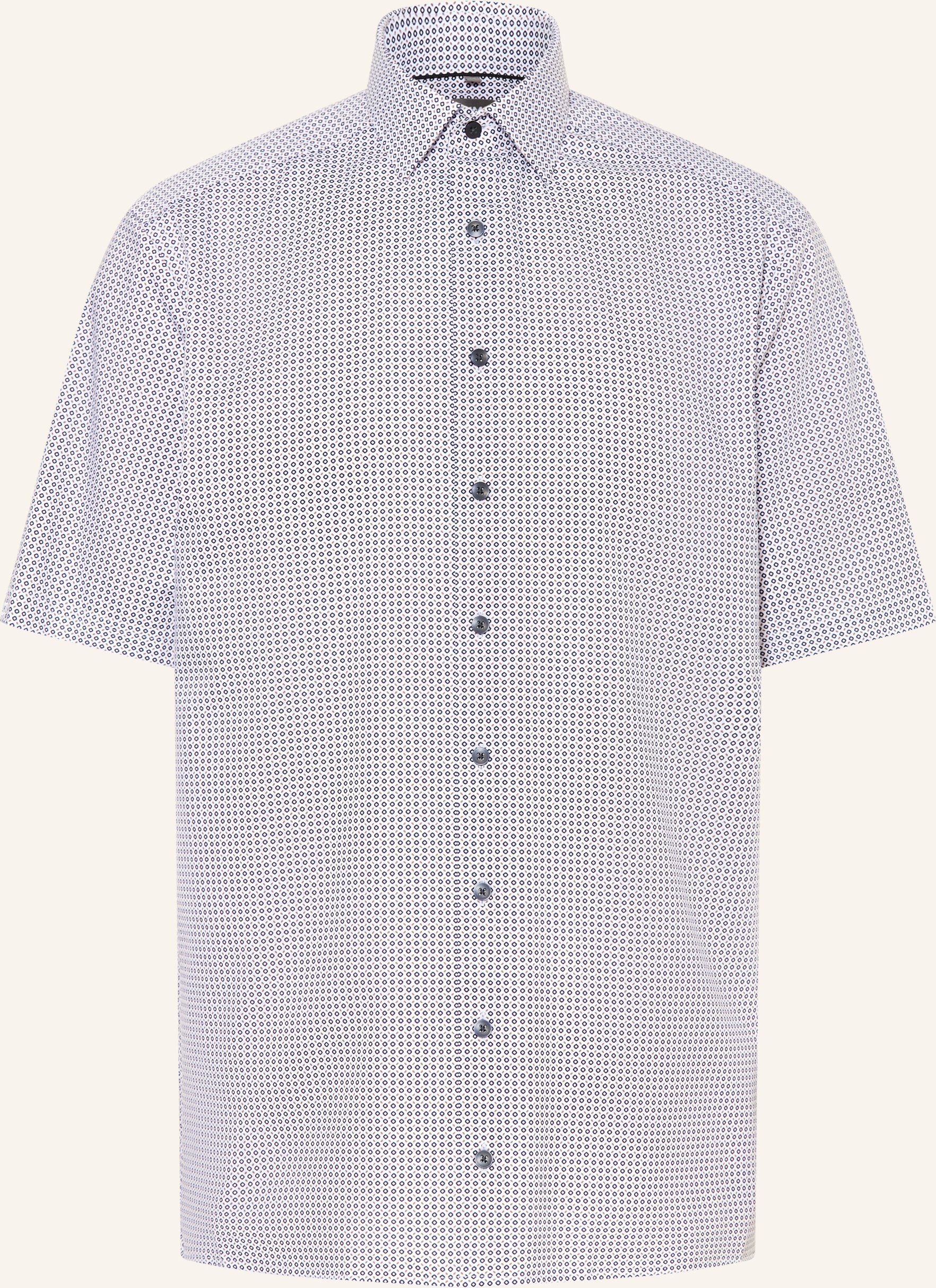 Olymp Kurzarm-Hemd Luxor Comfort Fit braun