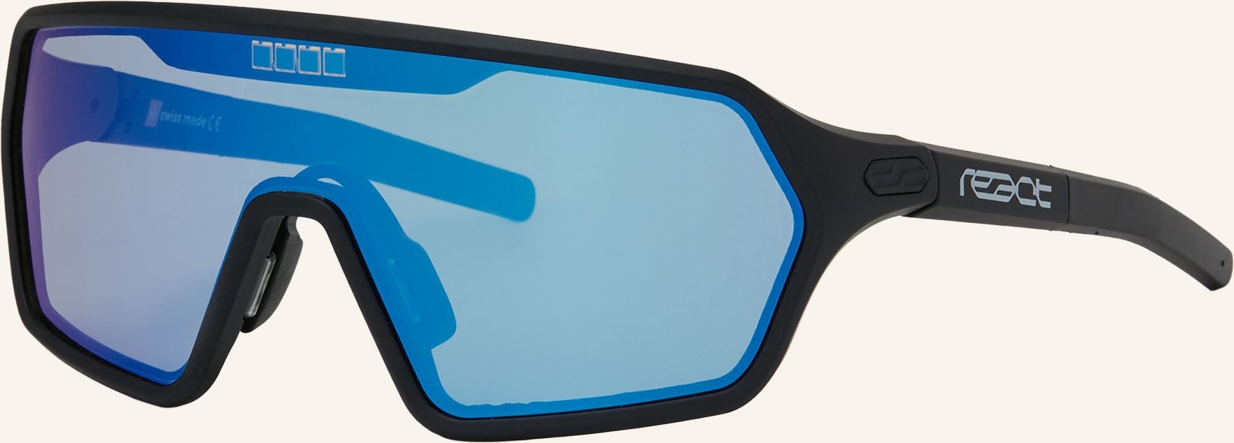 React Multisportbrille Rev schwarz