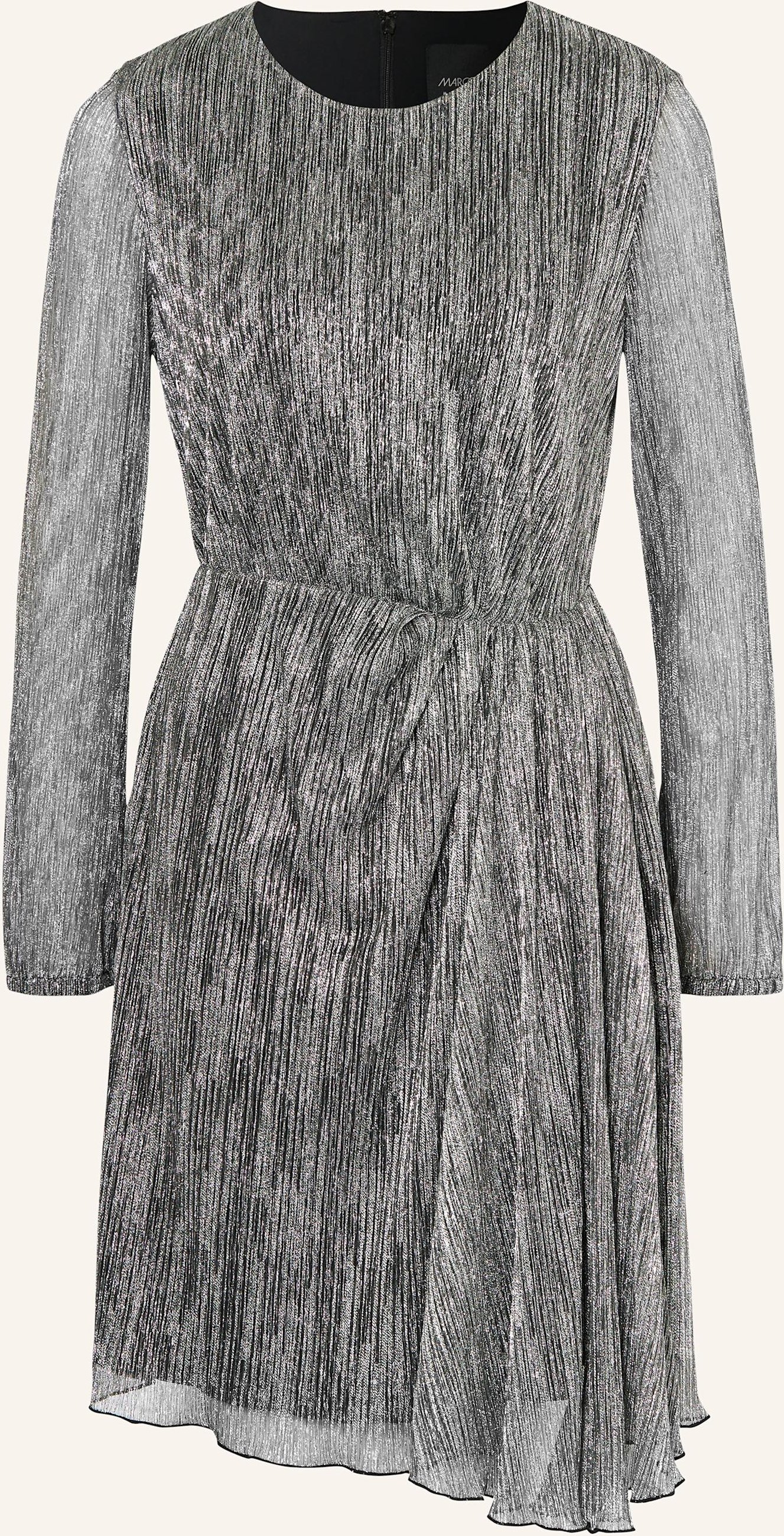 Marc Cain Kleid Mit Glitzergarn silber