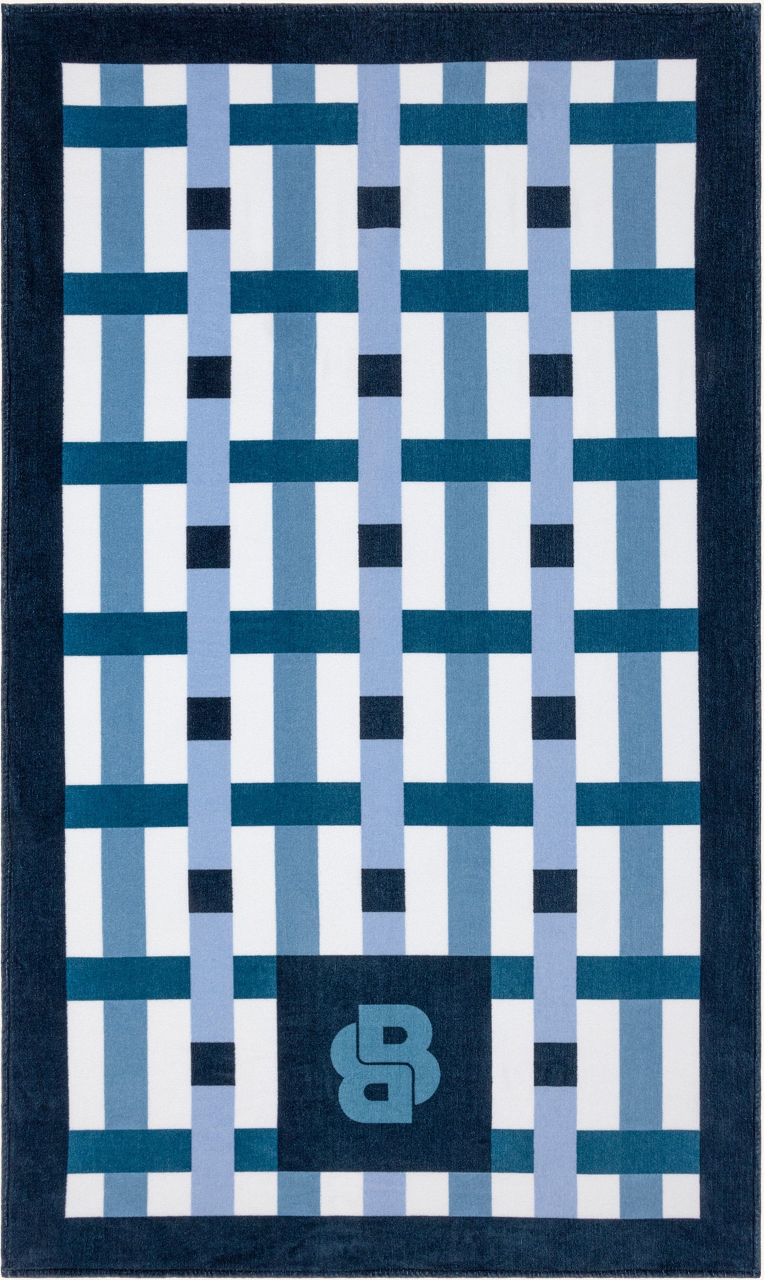 Boss Strandtuch Latice blau