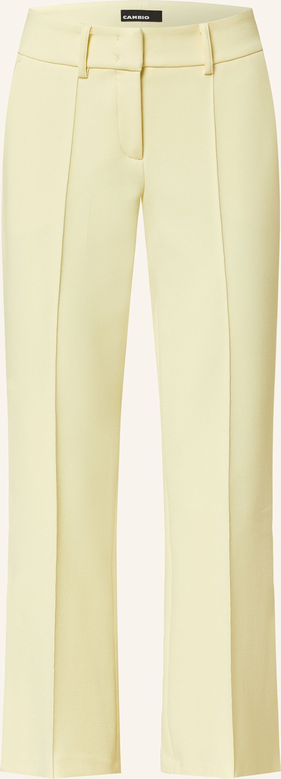 Cambio Bootcut-Hose Farah gelb