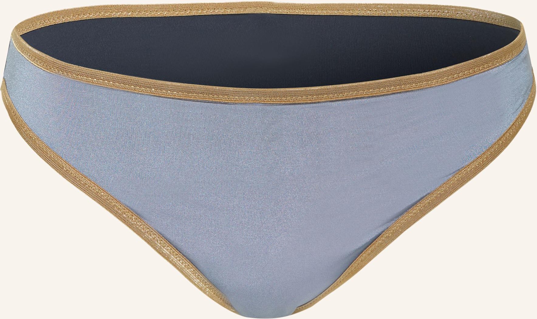 Mymarini Basic-Bikini-Hose Shine Zum Wenden Mit Uv-Schutz 50+ grau