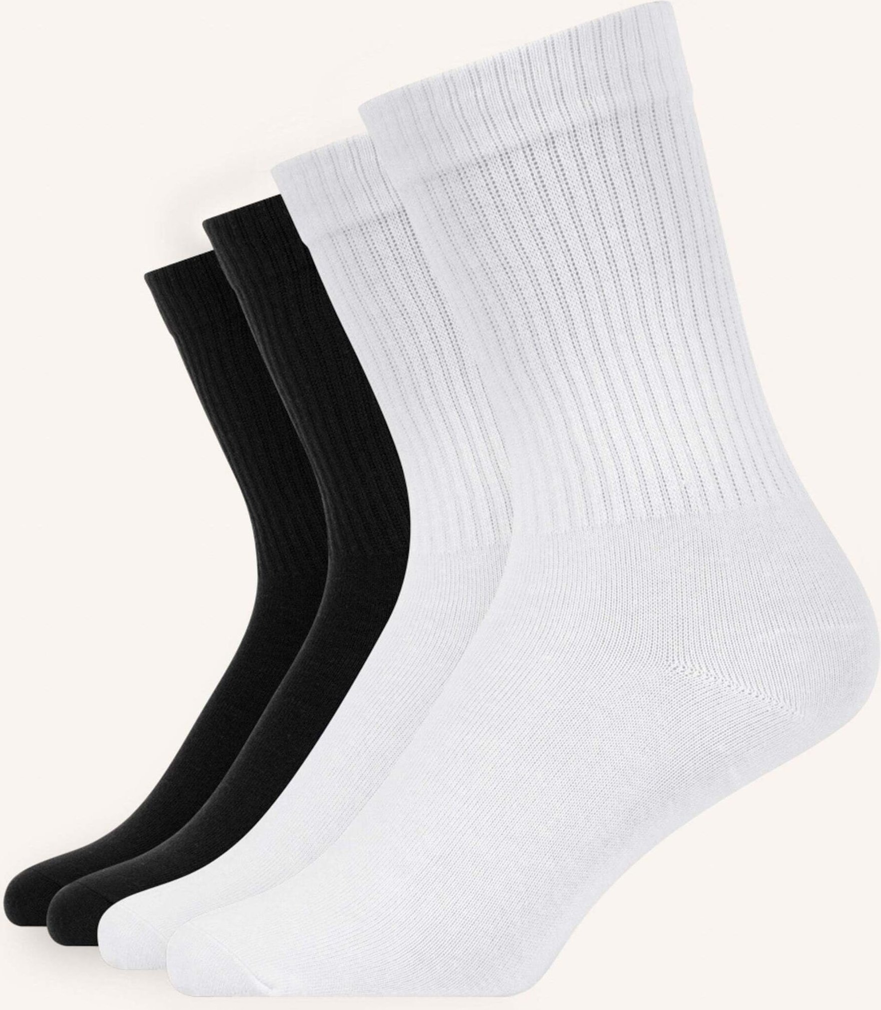Snocks 4er-Pack Sportsocken schwarz