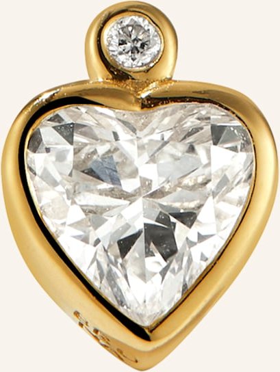 Bruna The Label Ohrstecker Coeur Mit Laborgezüchteten Diamanten gold