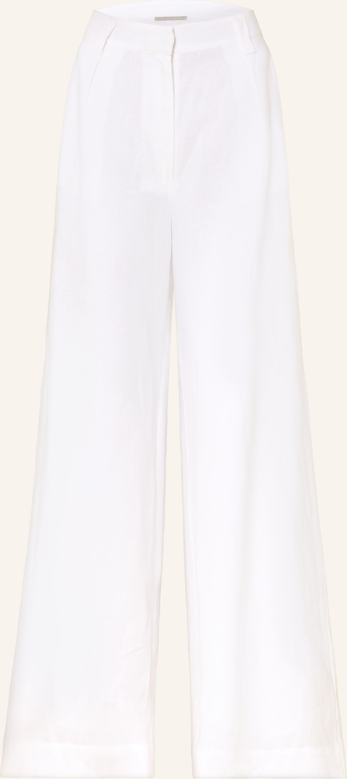 (The Mercer) N.Y. Marlenehose Aus Leinen weiss