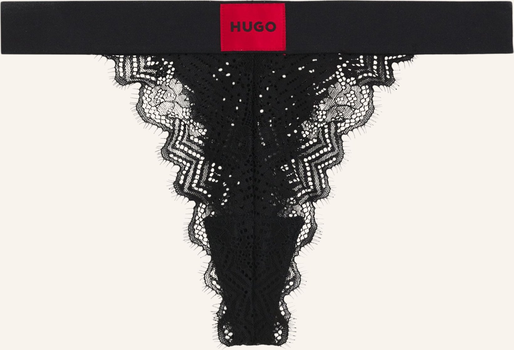 Thumbnail - Hugo Slip String Rl Lace schwarz