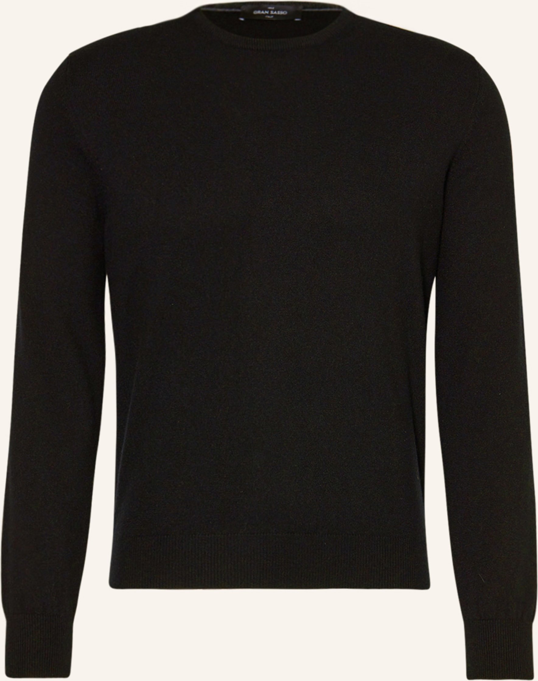 Gran Sasso Cashmere-Pullover schwarz