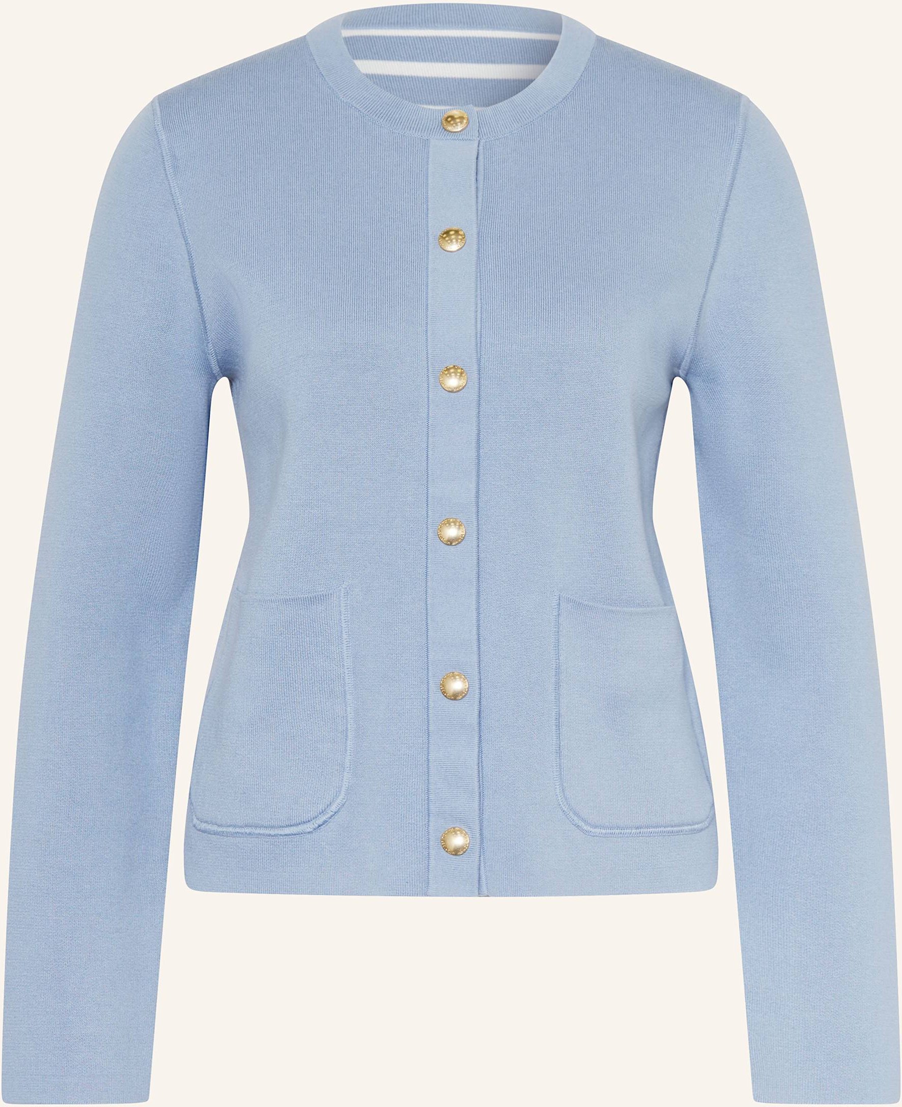 Tommy Hilfiger Strickjacke Zum Wenden blau