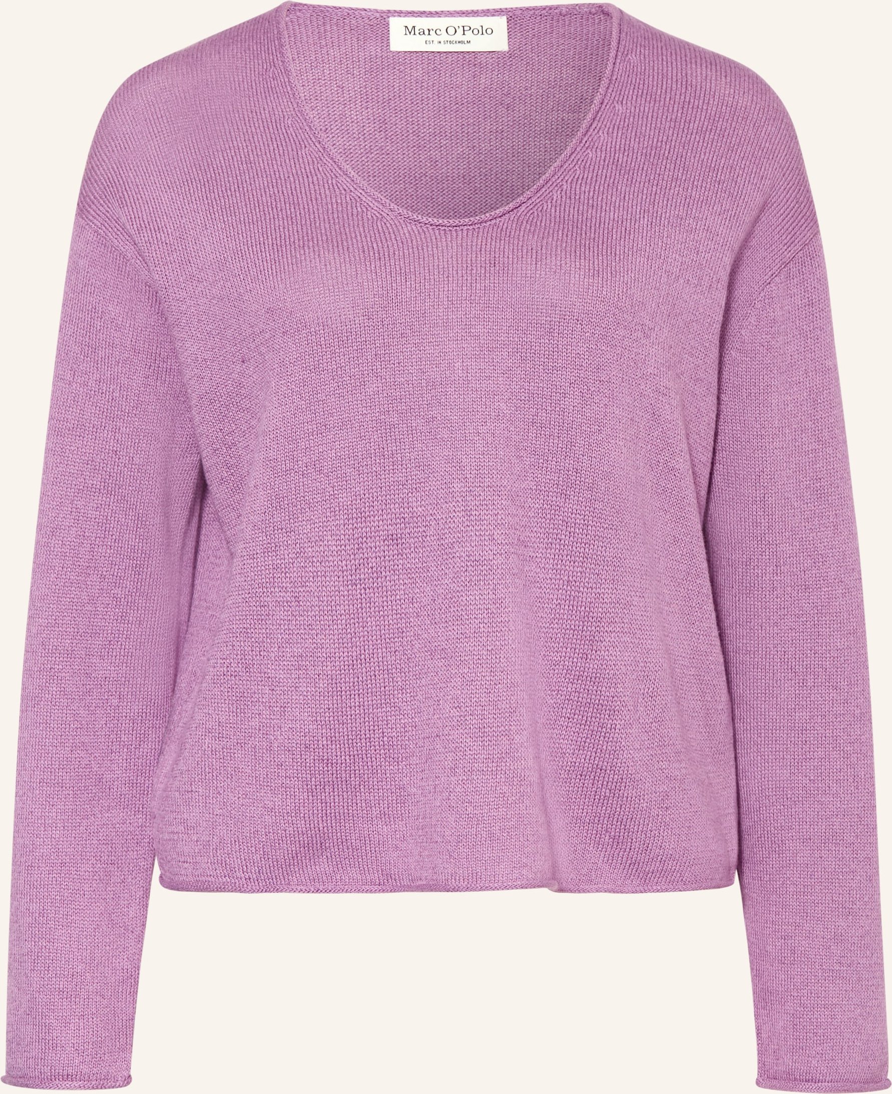 Marc O'polo Pullover Mit Leinen lila