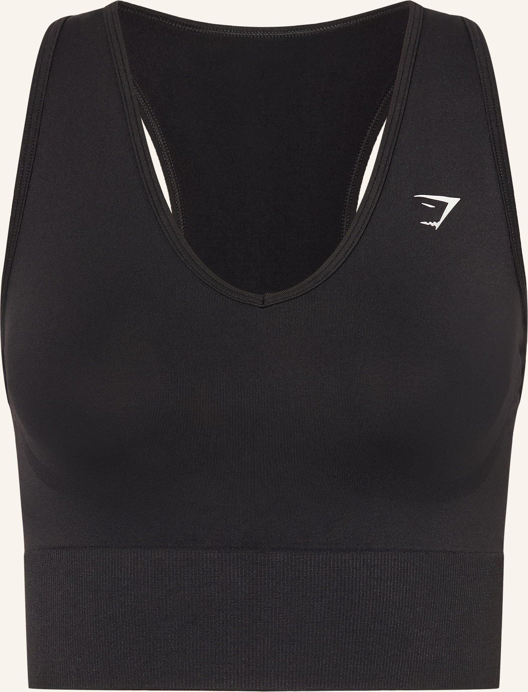 Gymshark Cropped-Top Everyday Seamless schwarz
