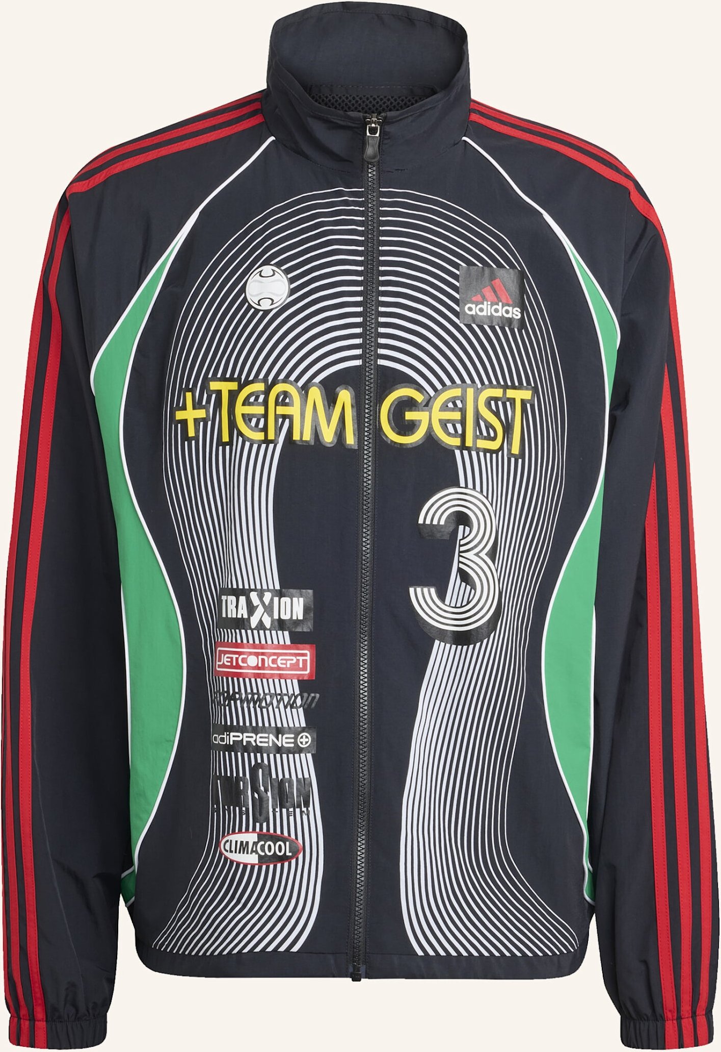 Adidas Originals Teamgeist Moto Track Top schwarz