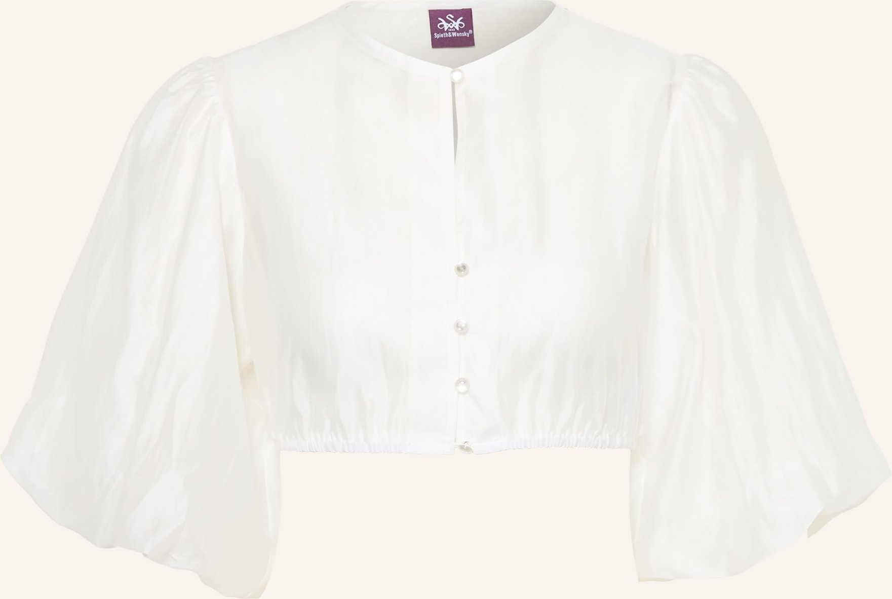 Spieth & Wensky Dirndlbluse Heidemarie weiss
