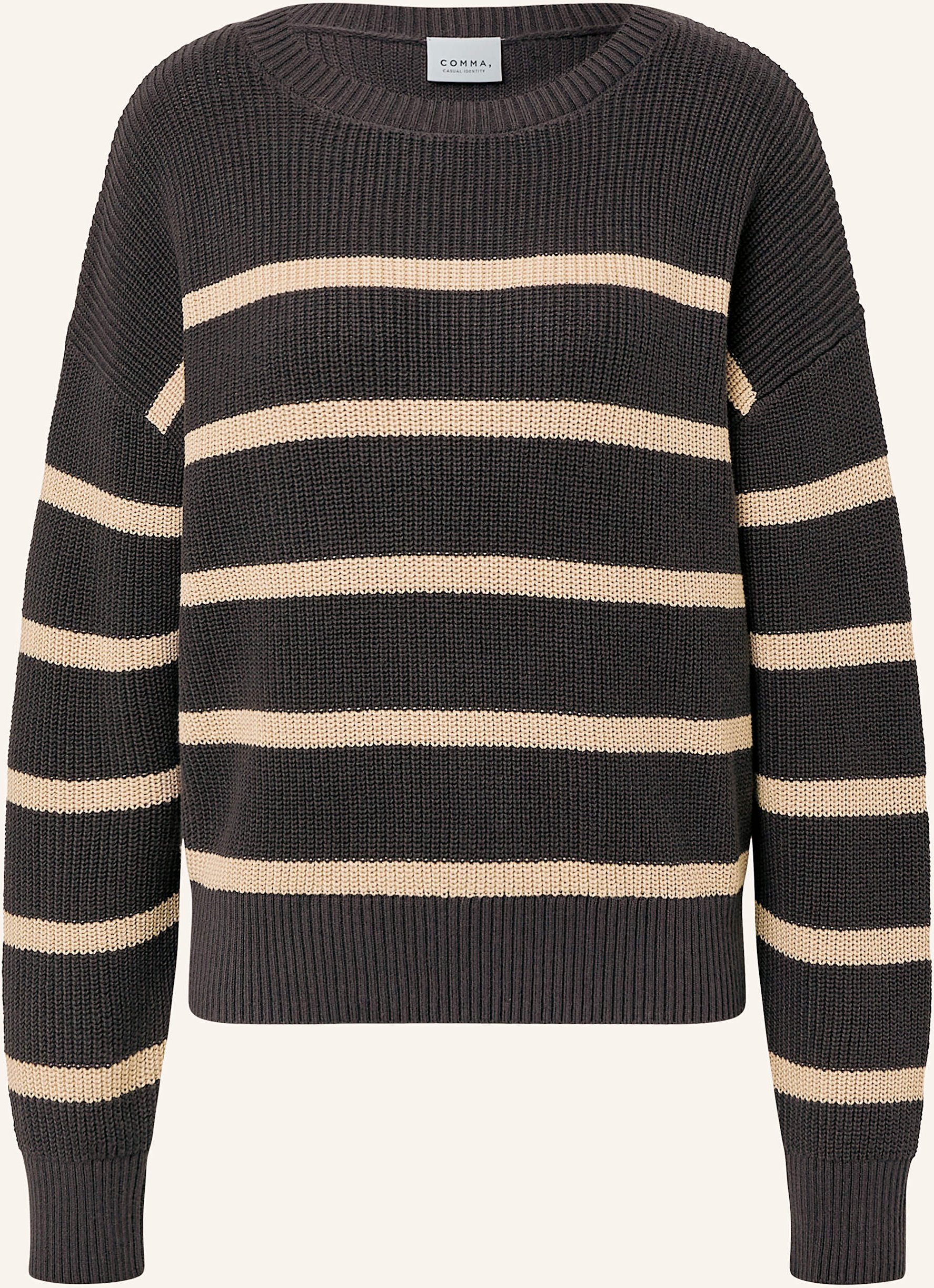 Comma Casual Identity Pullover grau