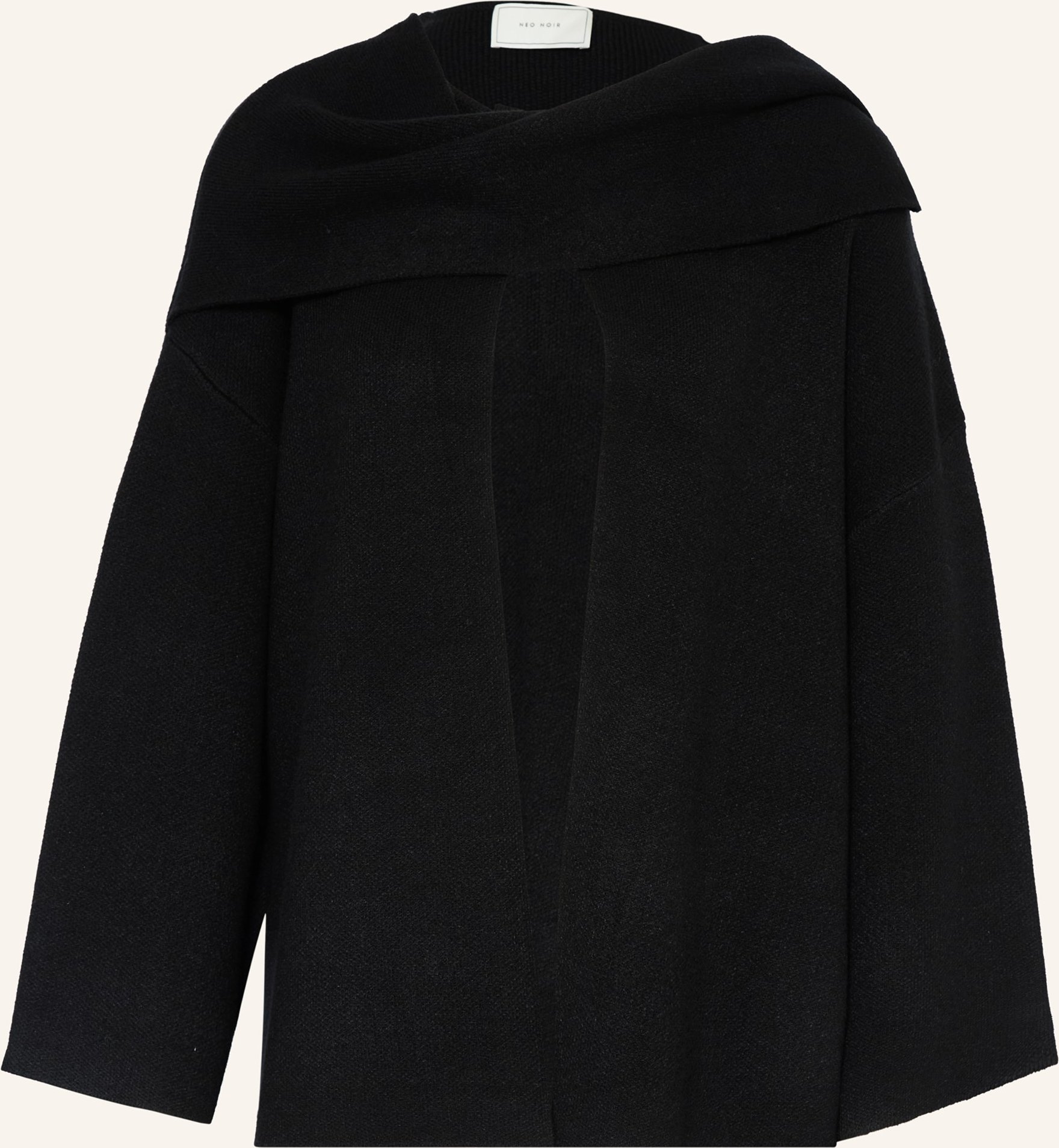 Neo Noir Strickjacke schwarz