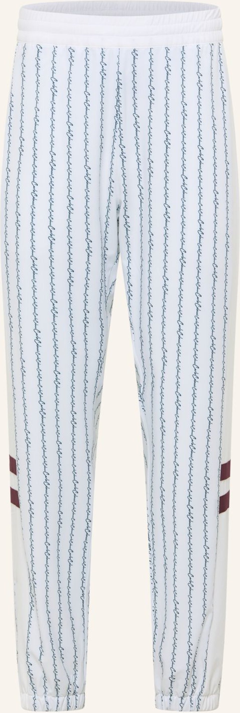 Carlo Colucci Tracksuit Hose - Match Point Fassnacht weiss