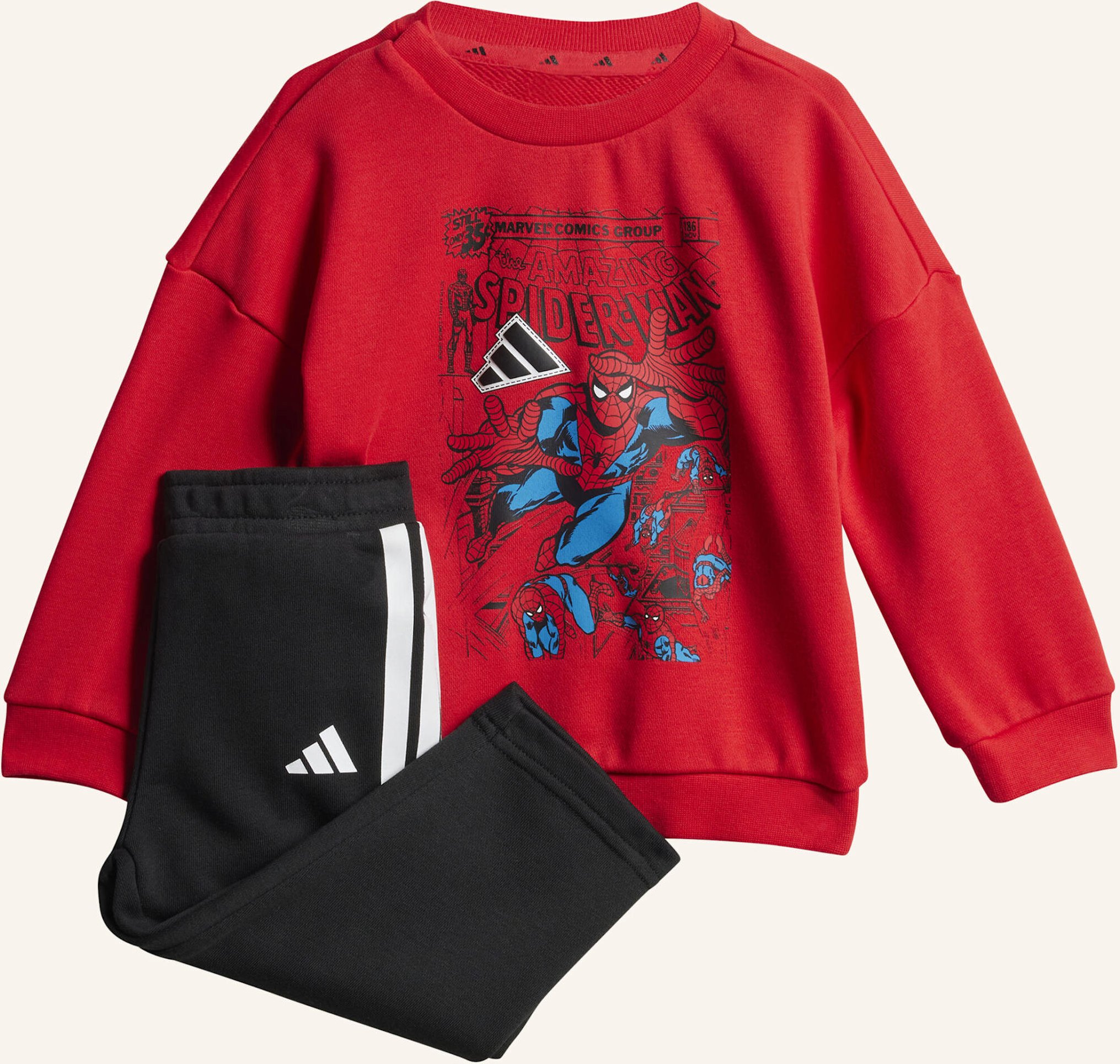 Adidas Marvel Spider-Man Jogginghose Kinder rot