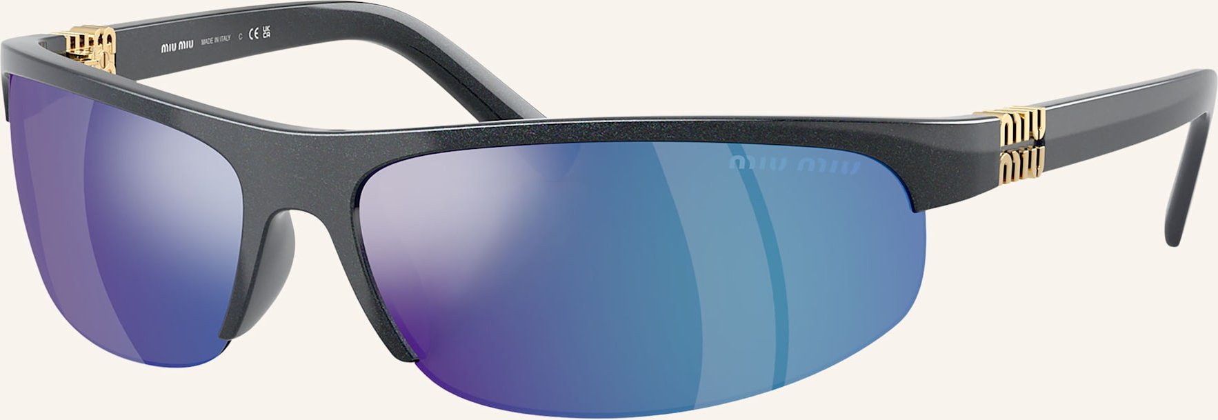 Miu Miu Sonnenbrille a02s schwarz