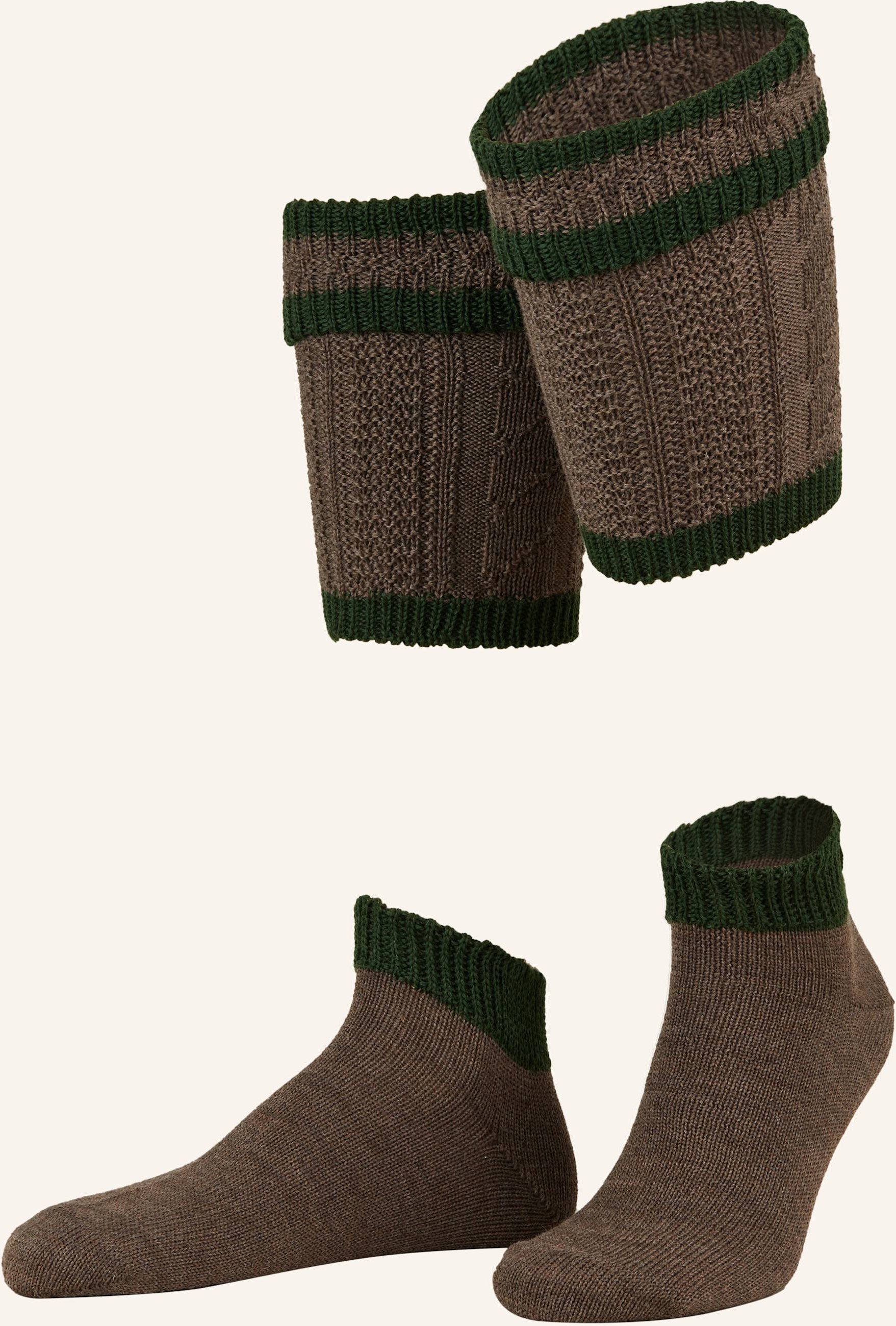 Lusana Loferl Aus Merinowolle braun