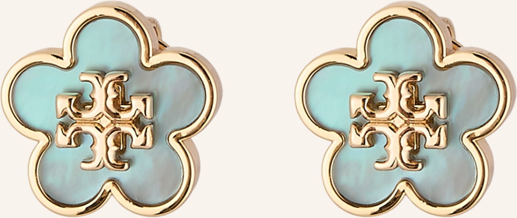 Tory Burch Ohrstecker Kira blau