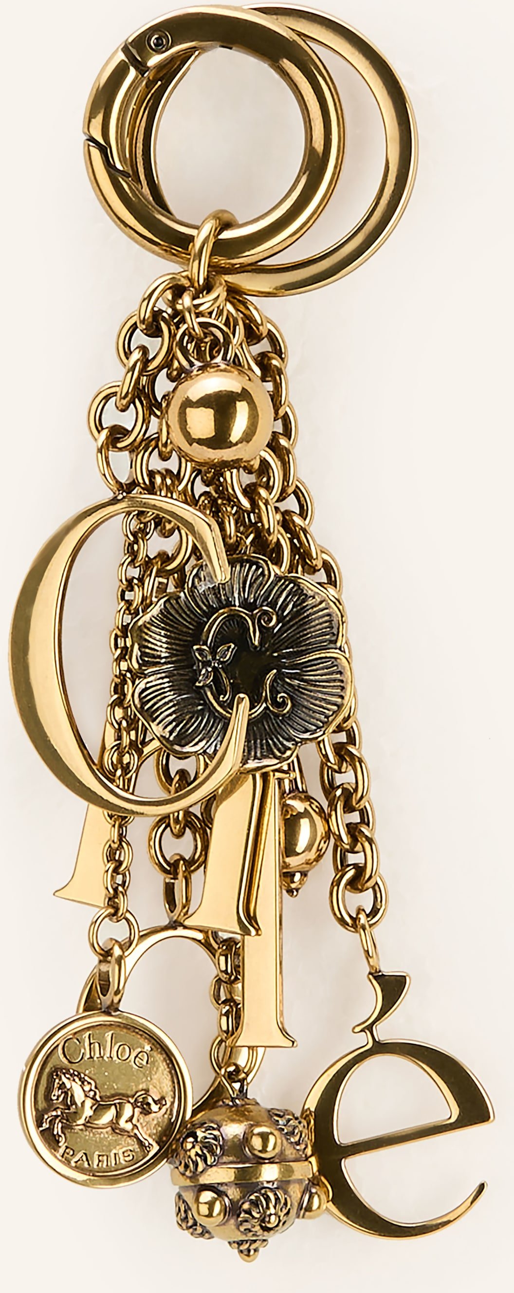 Chloé Taschenanhänger gold