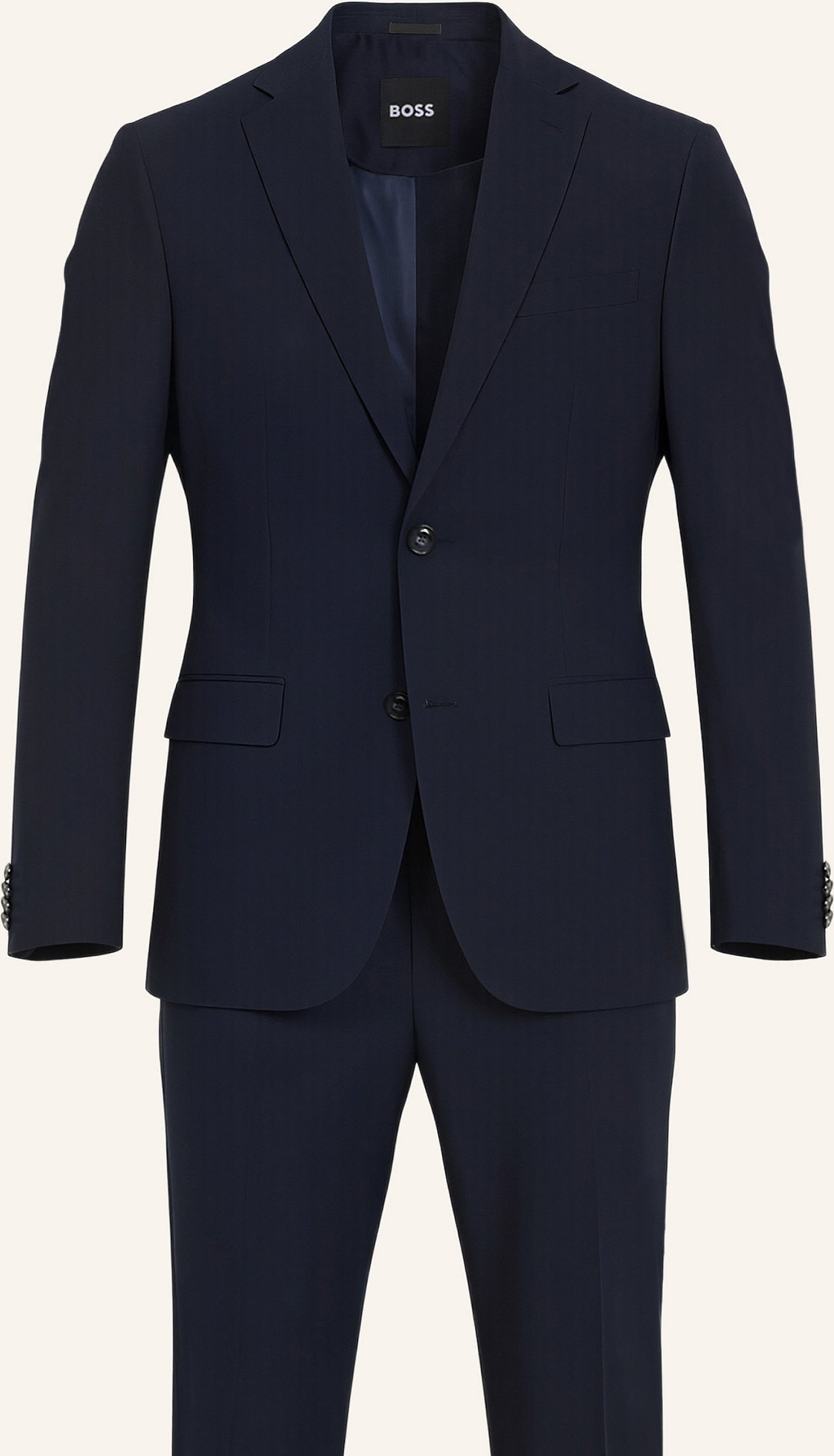 Boss Business Anzug H-Houston-2pcs-252 Slim Fit blau