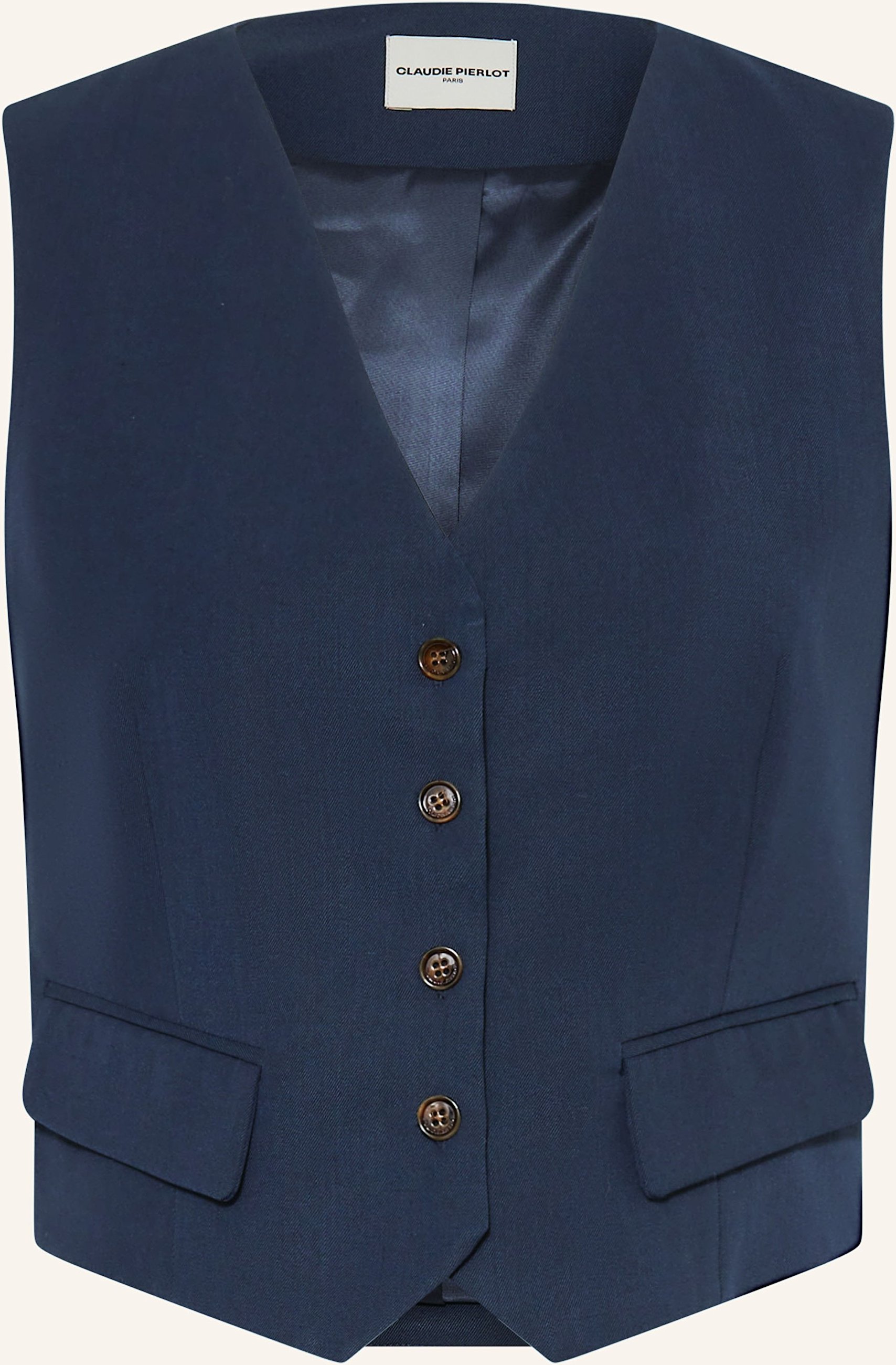 Thumbnail - Claudie Pierlot Blazerweste blau