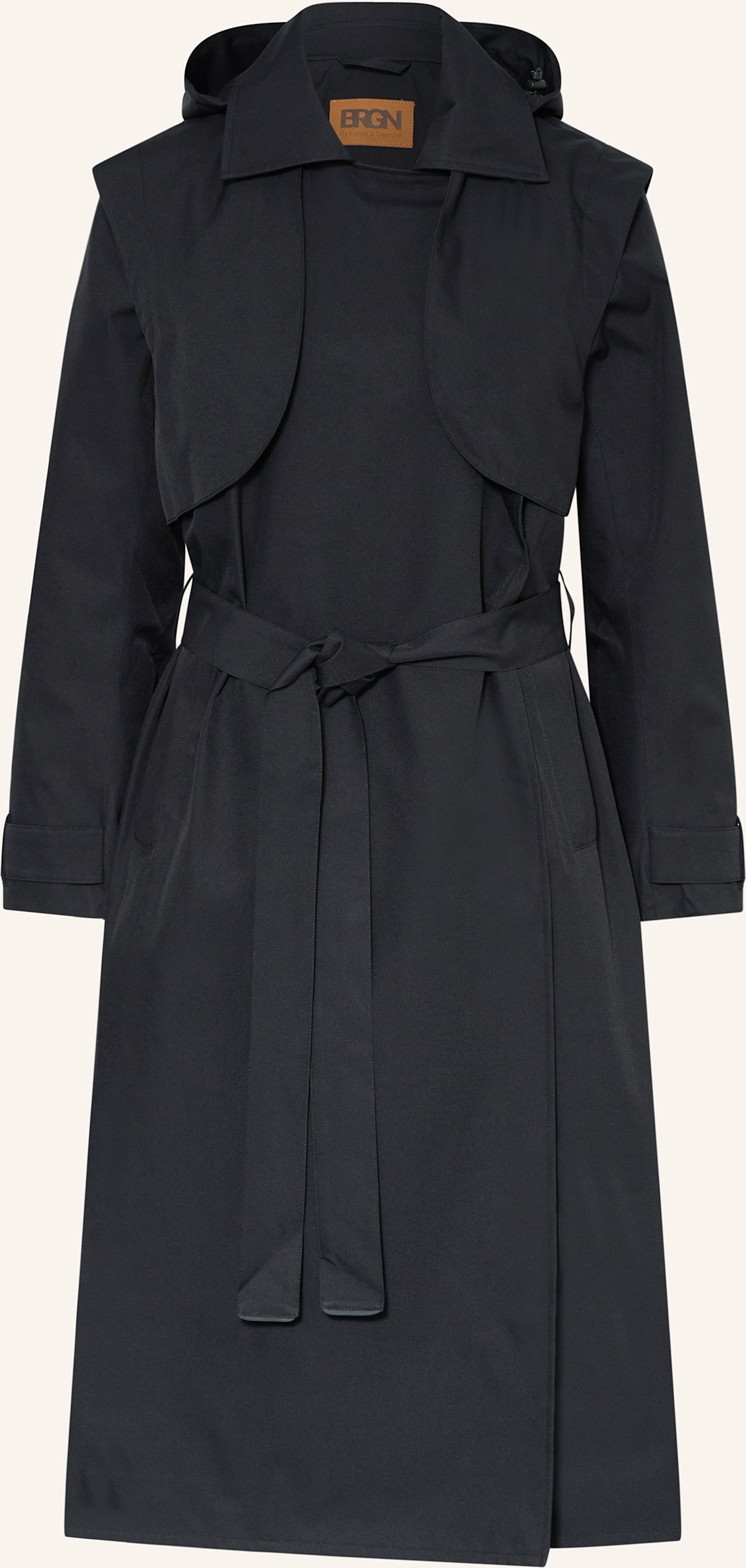 Brgn Regenmantel Regndråpe schwarz