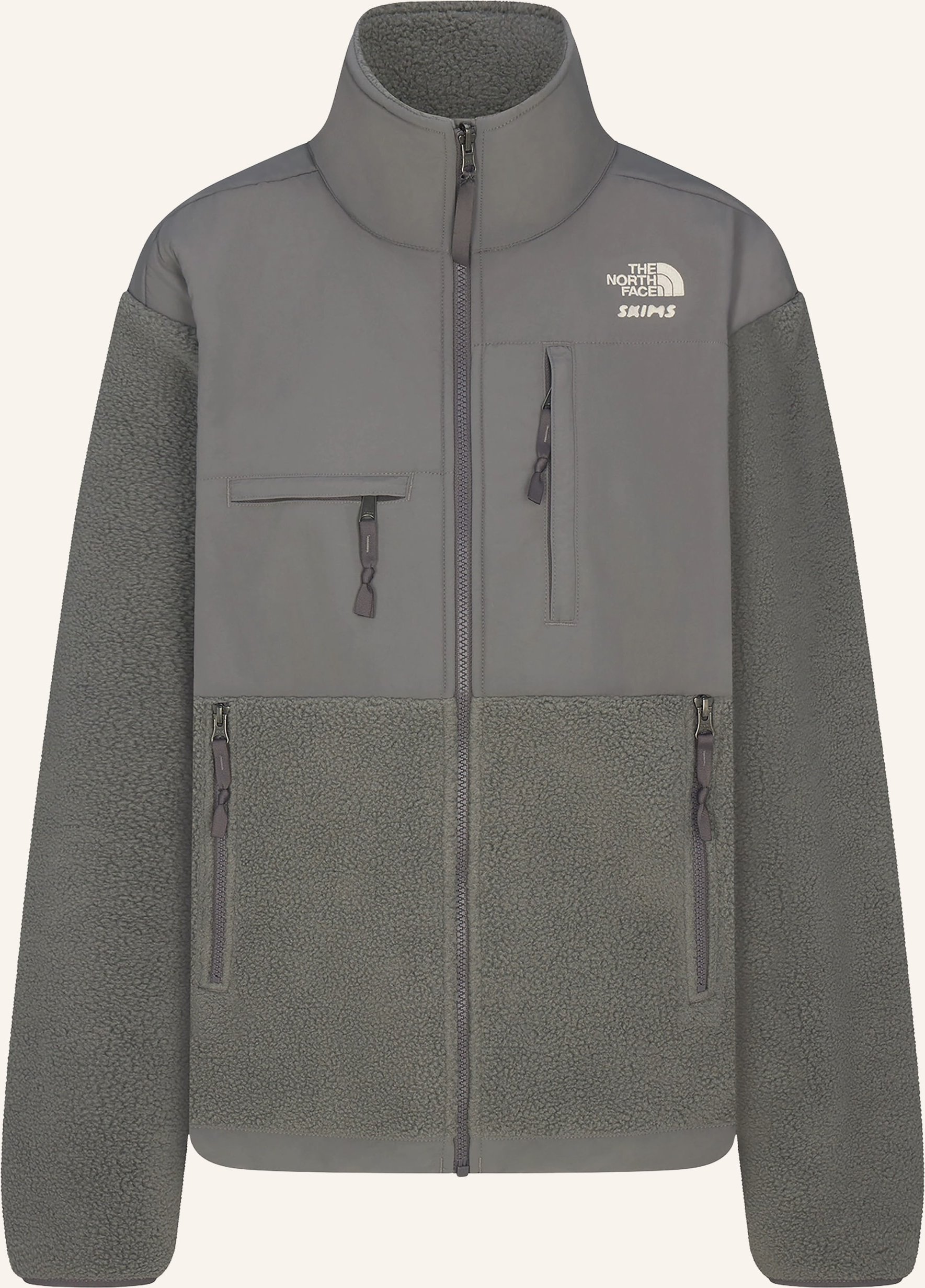 The North Face X Skims Fleecejacke Tnf X Project K 1995 Retro Denali grau