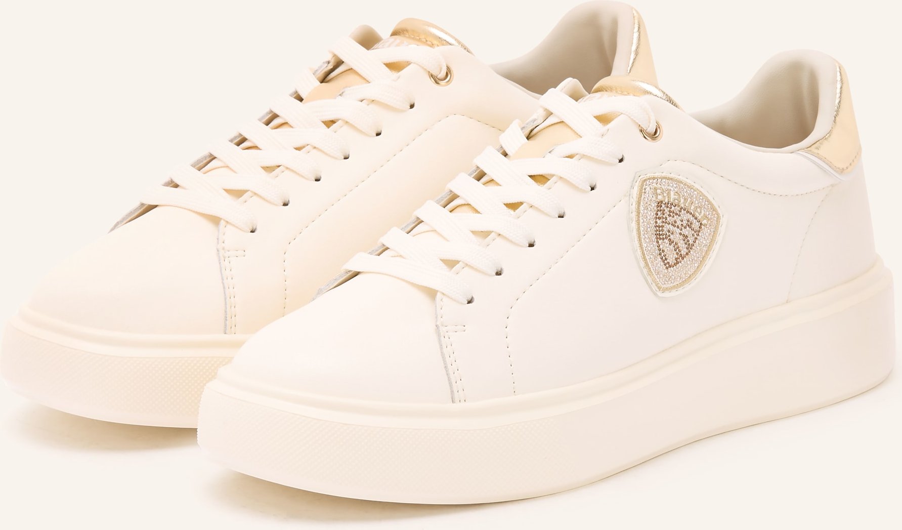 Blauer Sneaker venus01 weiss