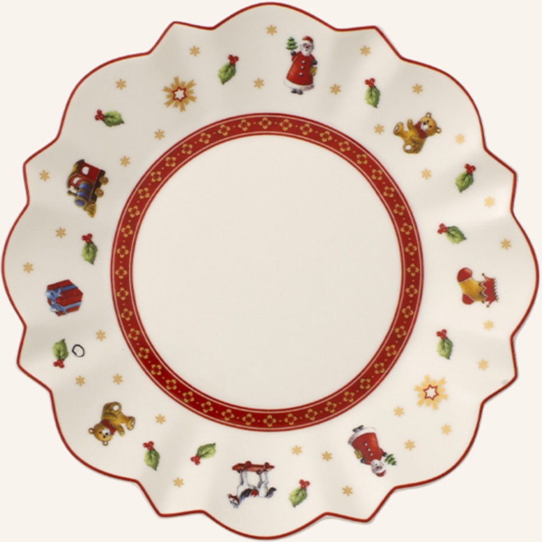 Villeroy & Boch Brotteller Weiß Toy's Delight rot