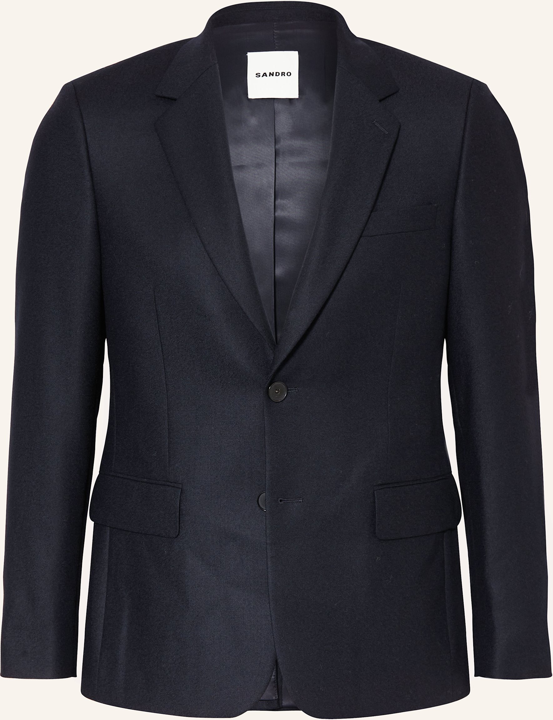 Thumbnail - Sandro Anzugsakko Regular Fit blau