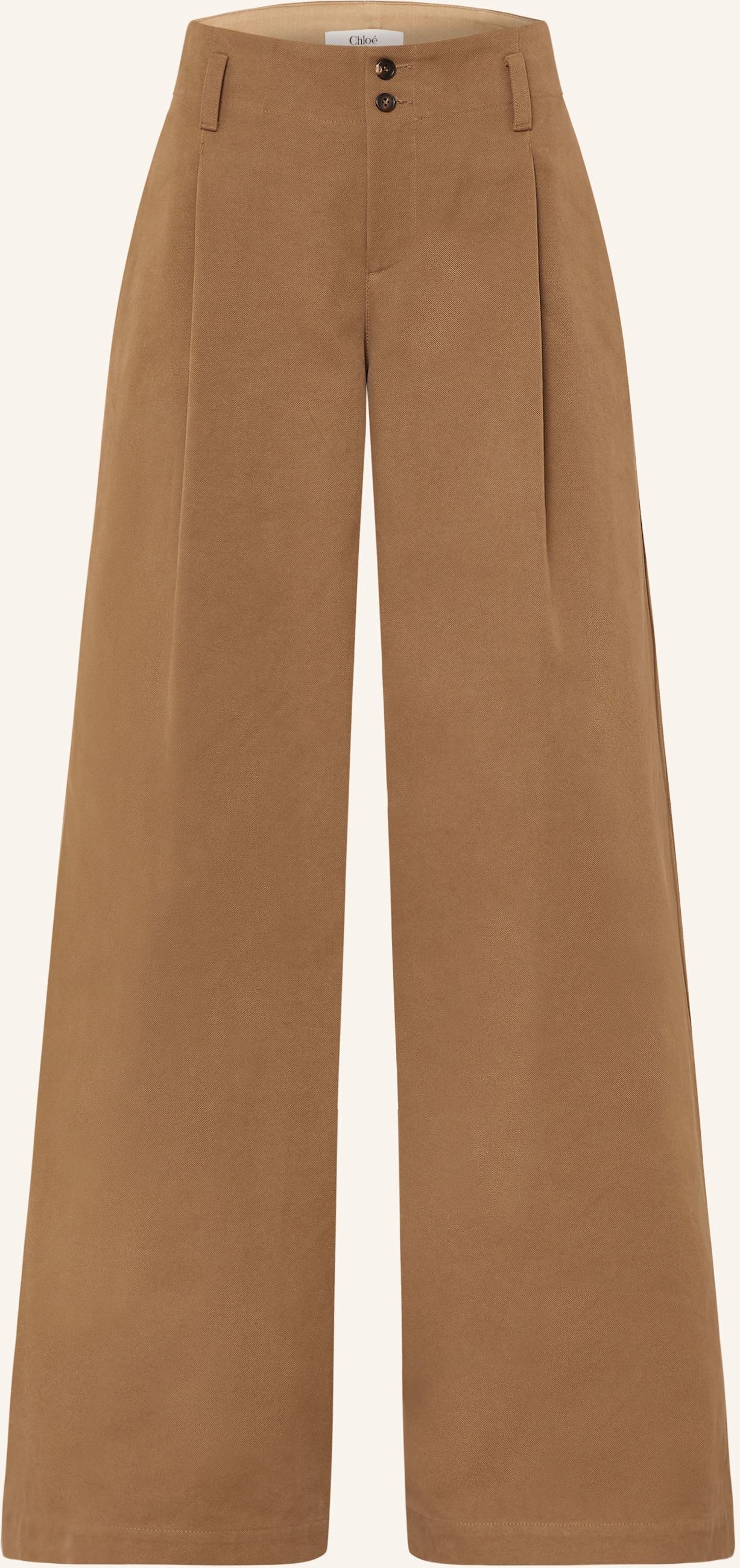 Chloé Marlenehose braun