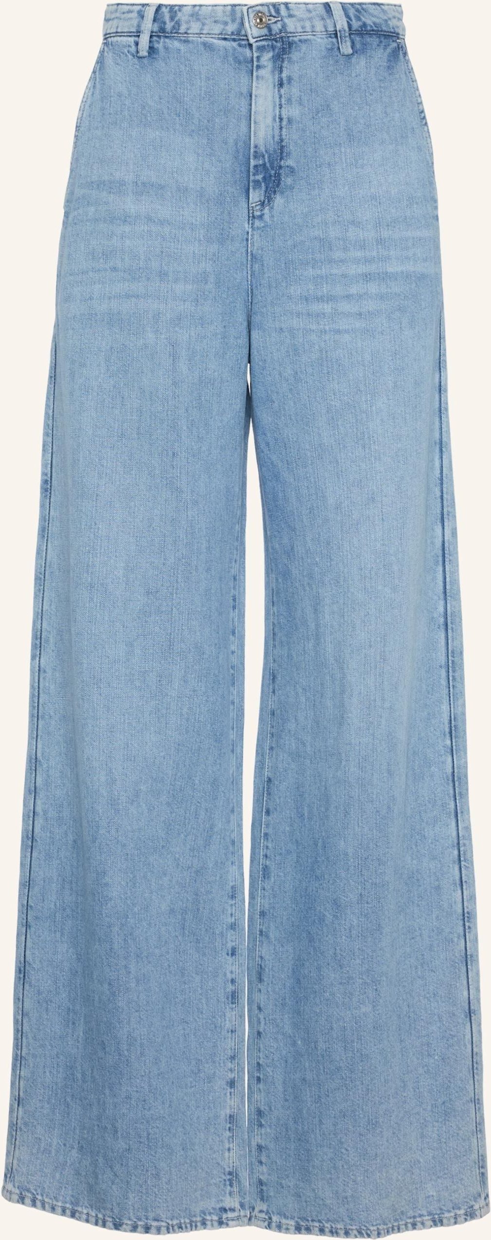 7 For All Mankind Chino Jeans Wide Fit blau