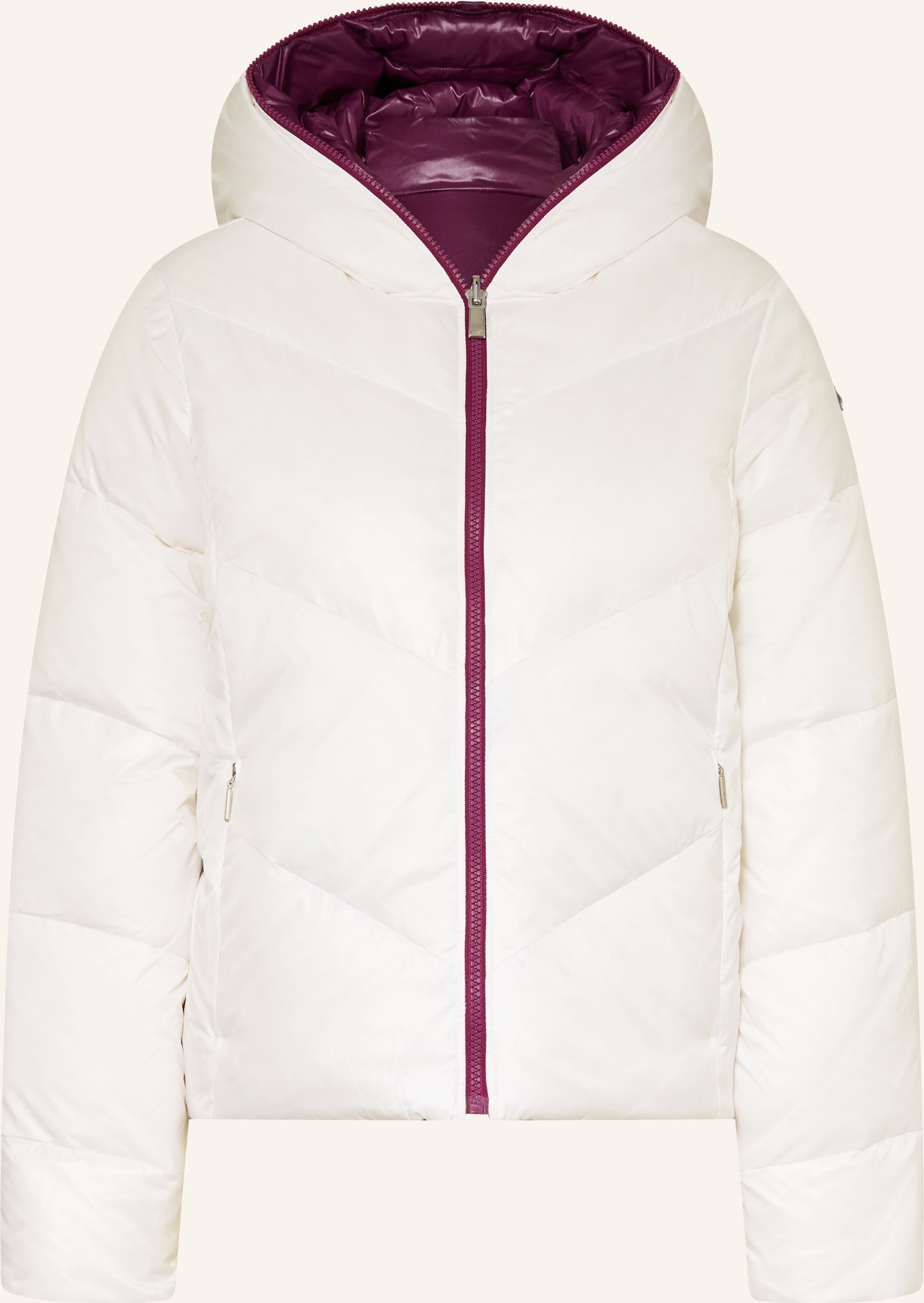 Kjus Daunen-Skijacke Backflip Zum Wenden weiss