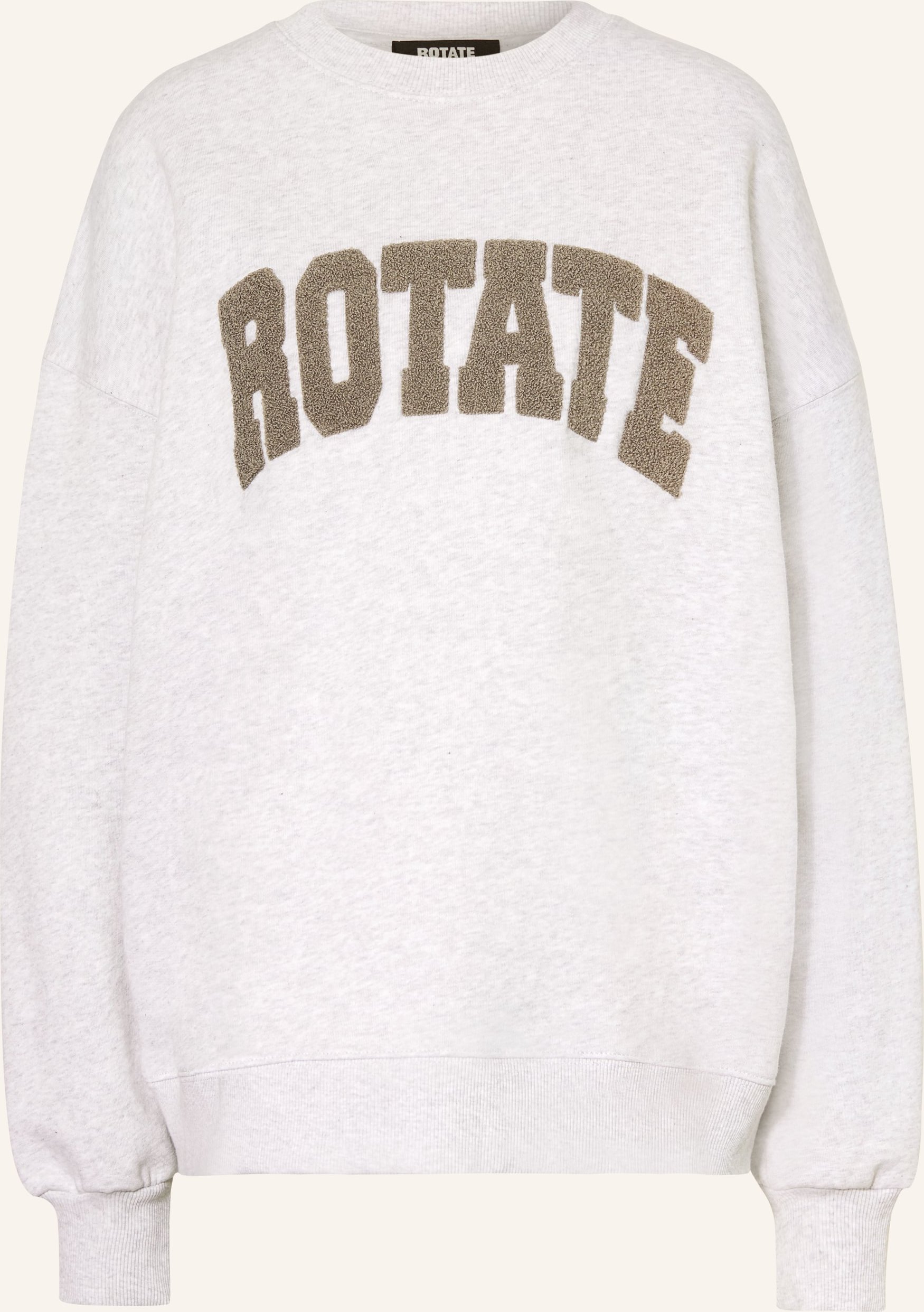 Rotate Oversized-Sweatshirt grau
