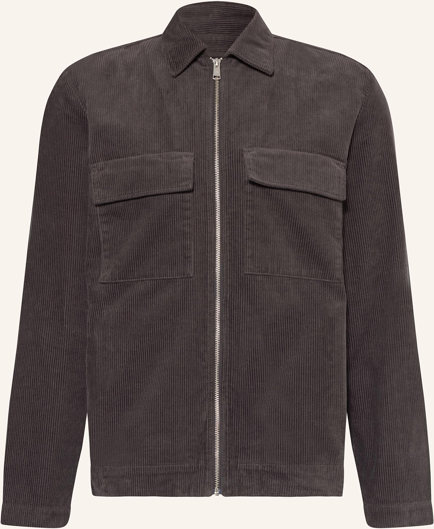Thumbnail - Marc O'polo Cord-Overjacket grau