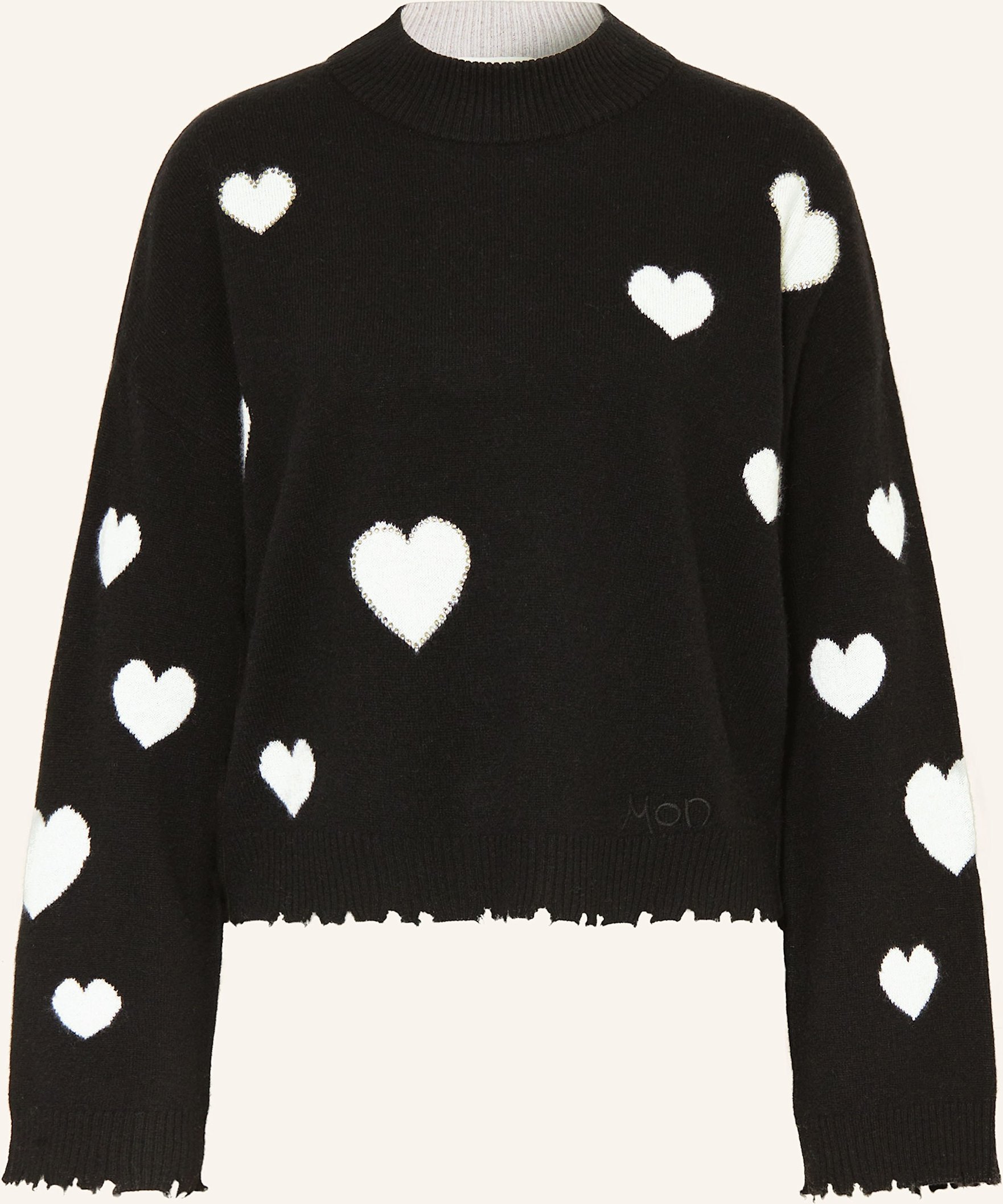 Princess Goes Hollywood Pullover Mit Schmucksteinen schwarz