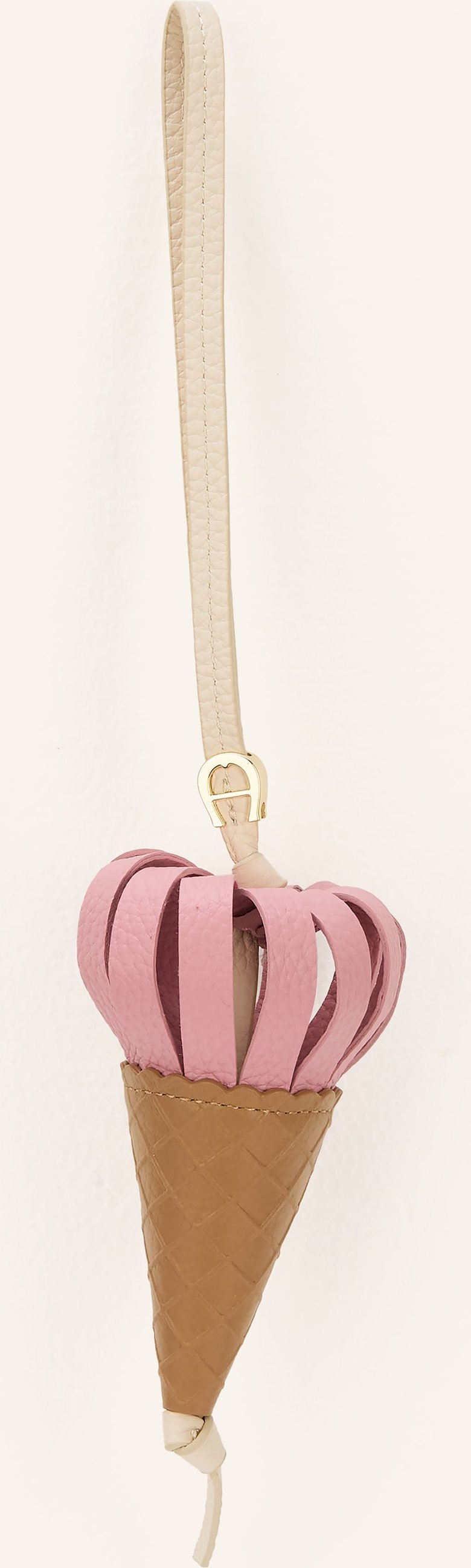 Aigner Taschenanhänger Ice Cream beige